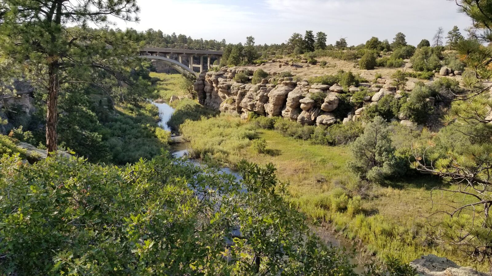 Samsung Galaxy S8 sample photo. Canyon, castlewood, stream photography