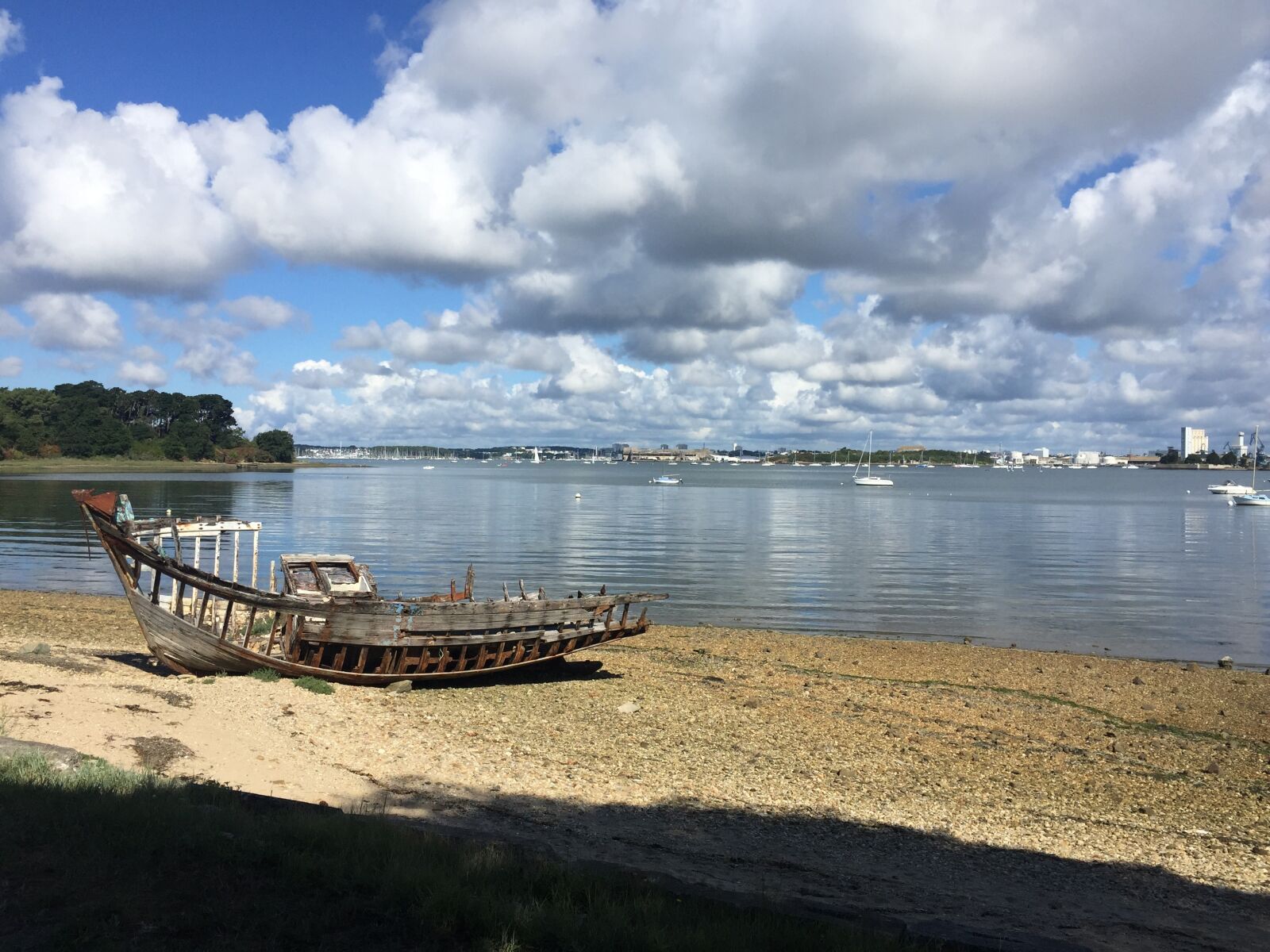Apple iPhone 6 sample photo. Wreck, boat, ship photography
