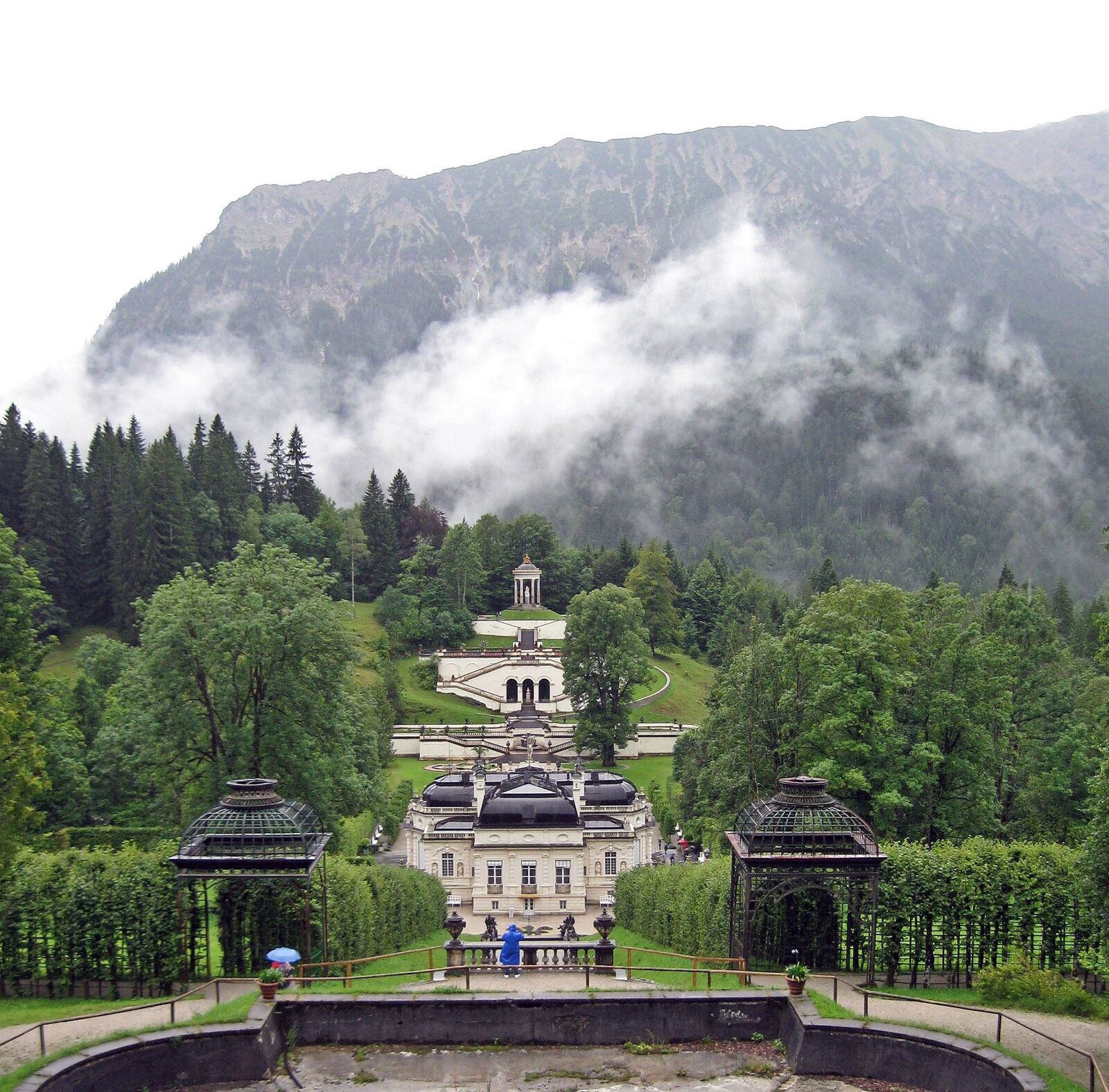 Canon PowerShot A590 IS sample photo. Linderhof, castle, architecture photography