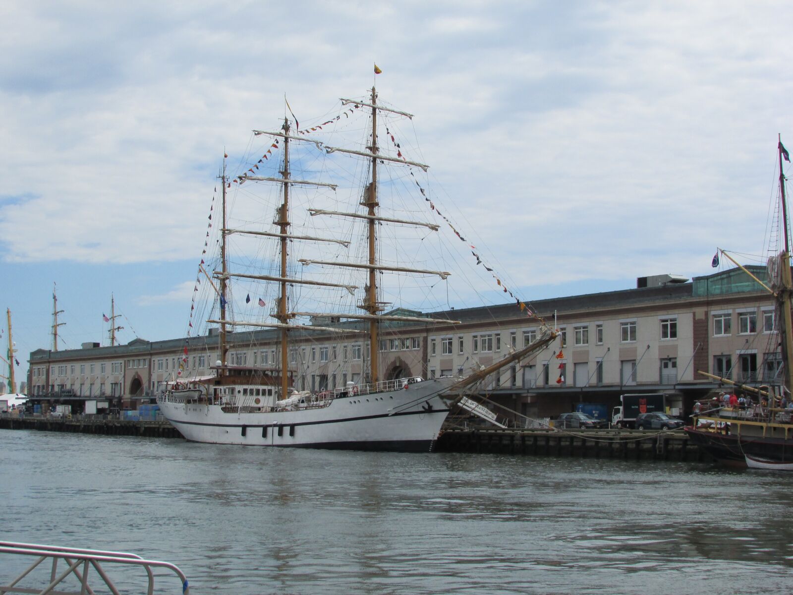 Canon PowerShot SX400 IS sample photo. Ship, boston harbor, ocean photography