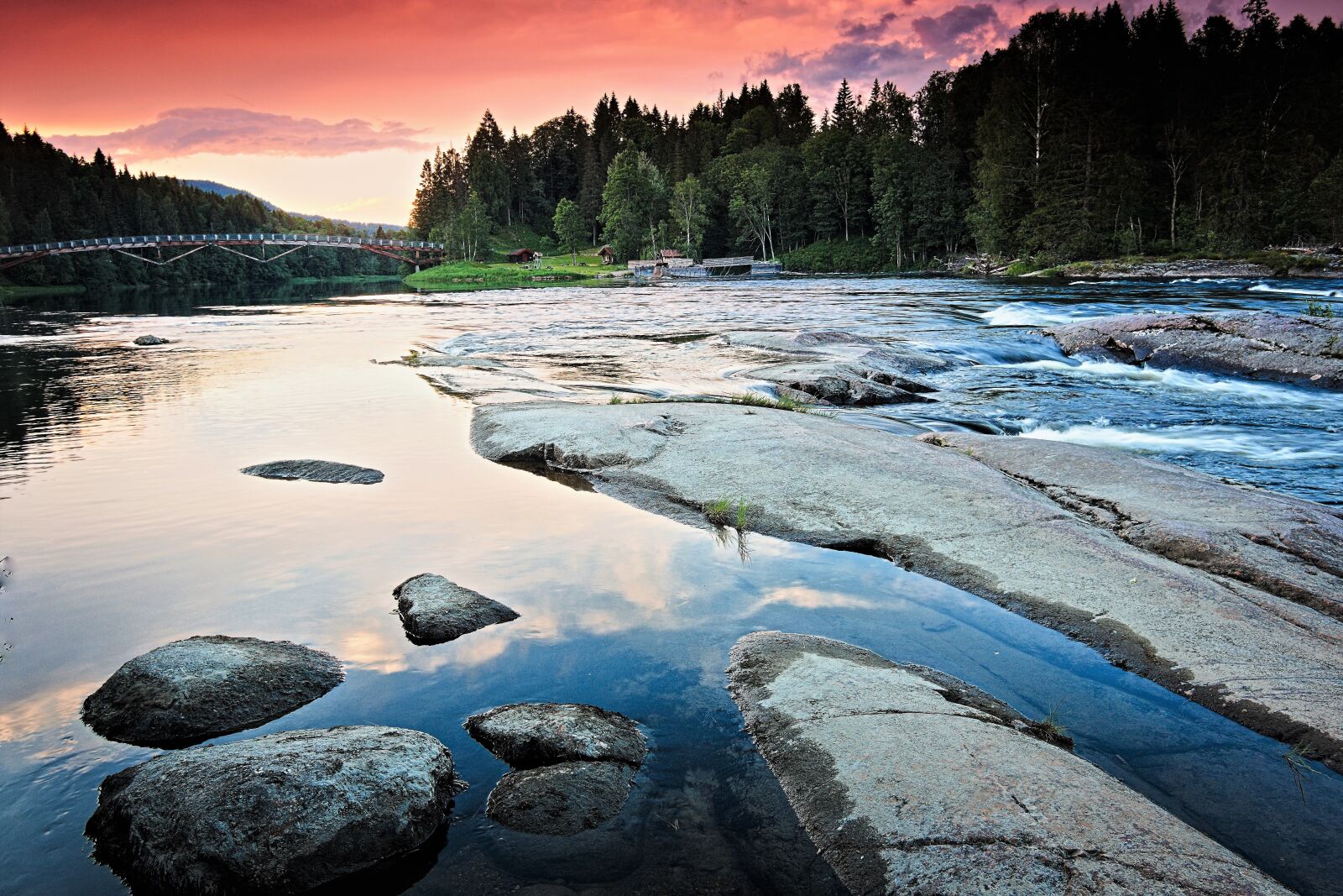 Nikon D3500 sample photo. Nature, river, mountains photography