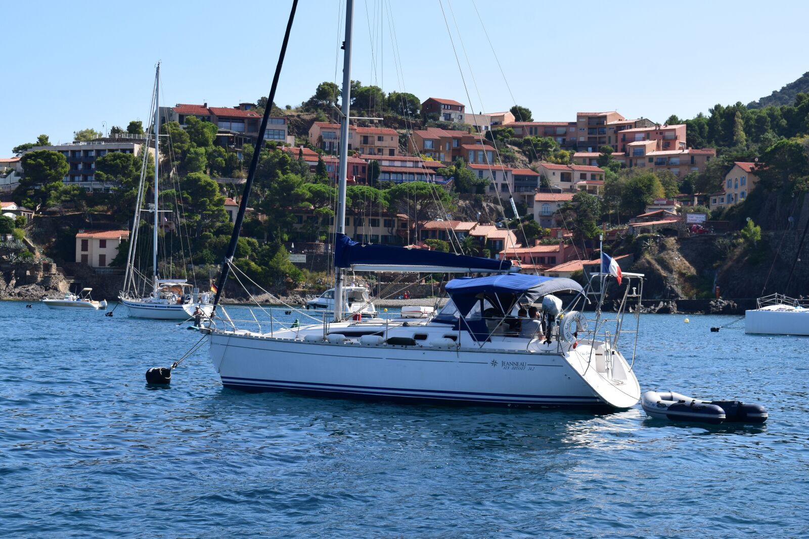 Nikon D3300 sample photo. Yacht, sea, france photography