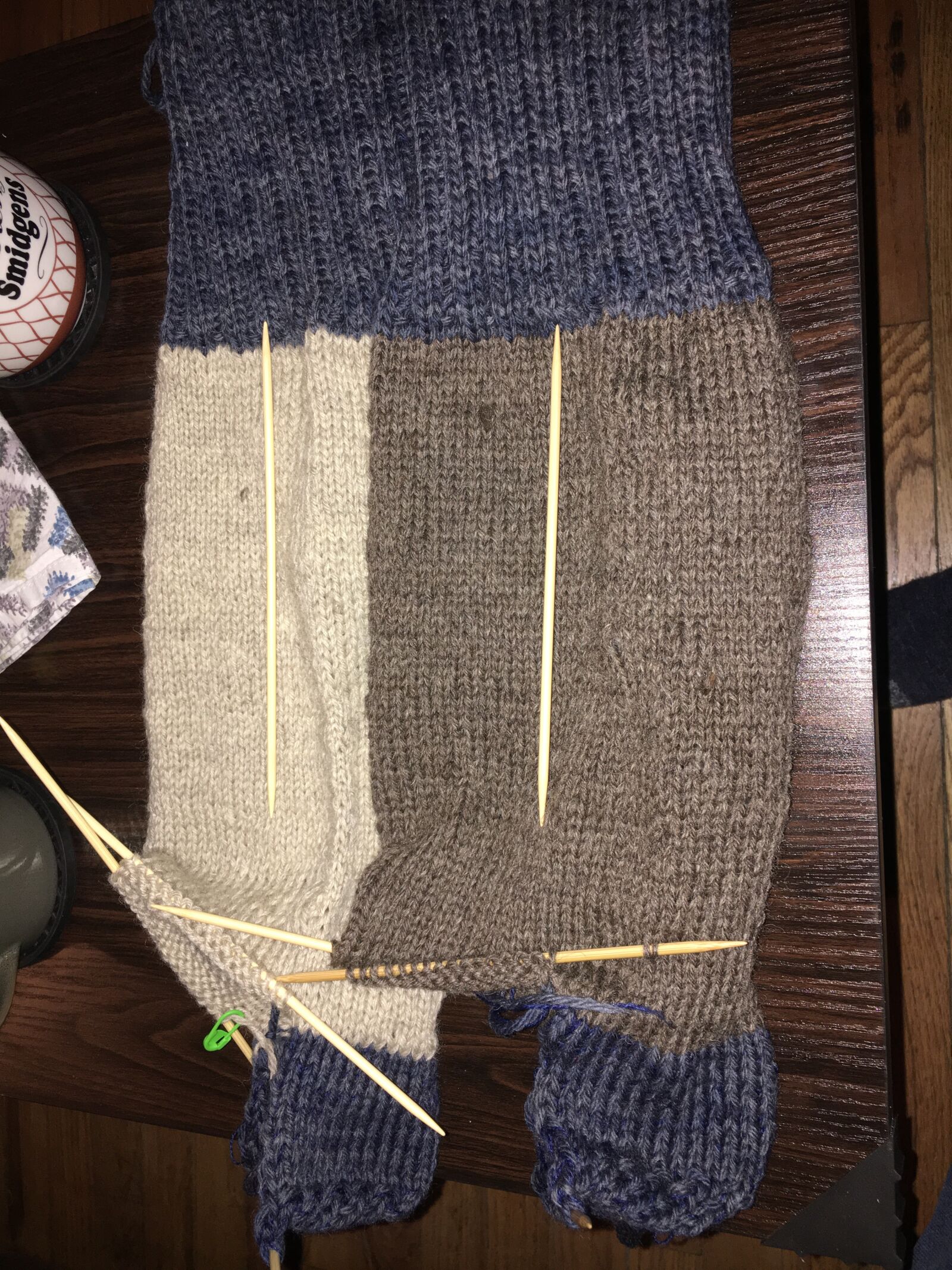 Apple iPhone 6s sample photo. Knitting, socks, wool photography