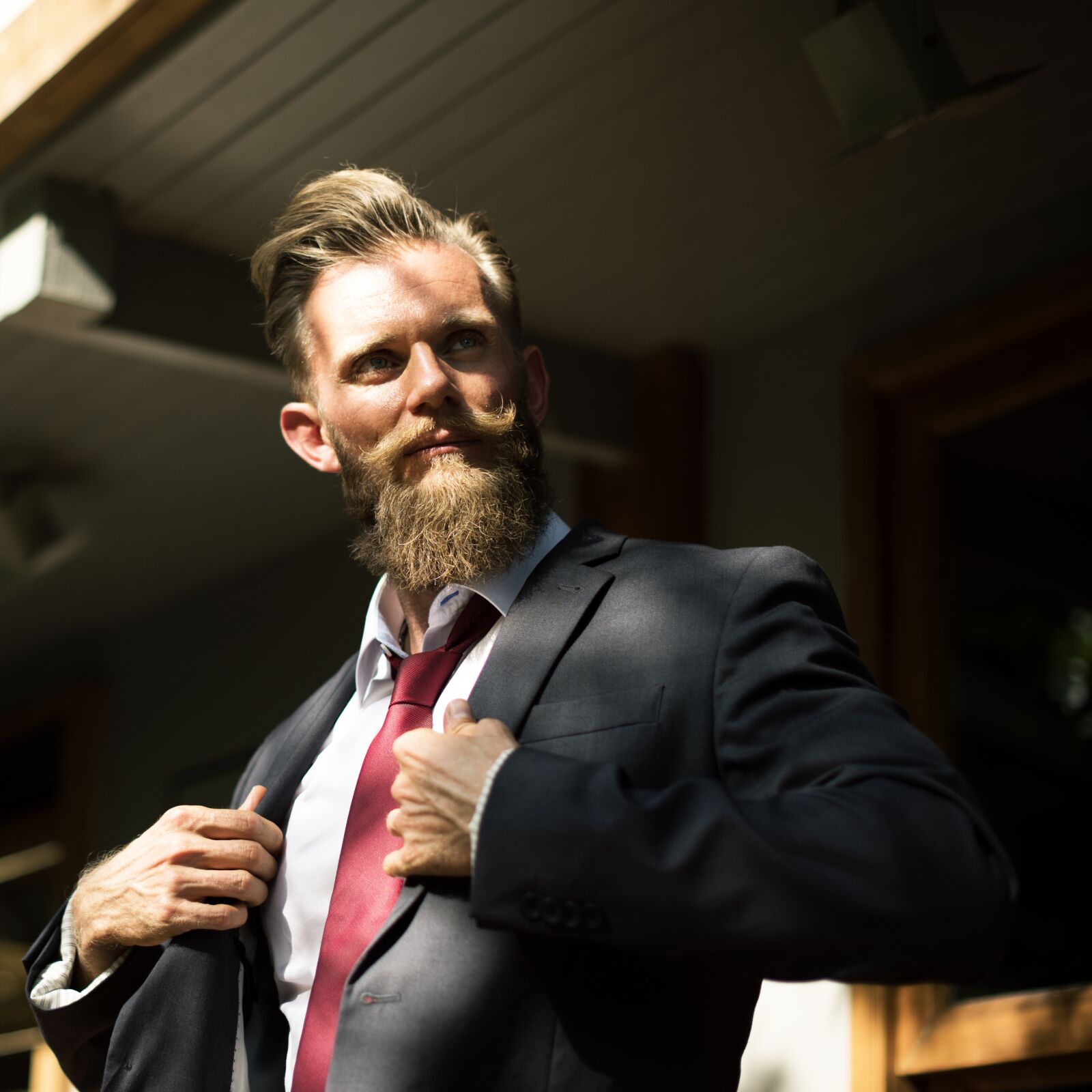 Nikon D810 sample photo. Beard, boldness, business photography