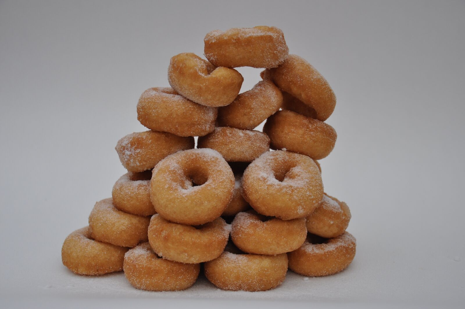 Nikon D90 sample photo. Donuts, sugar donuts, food photography