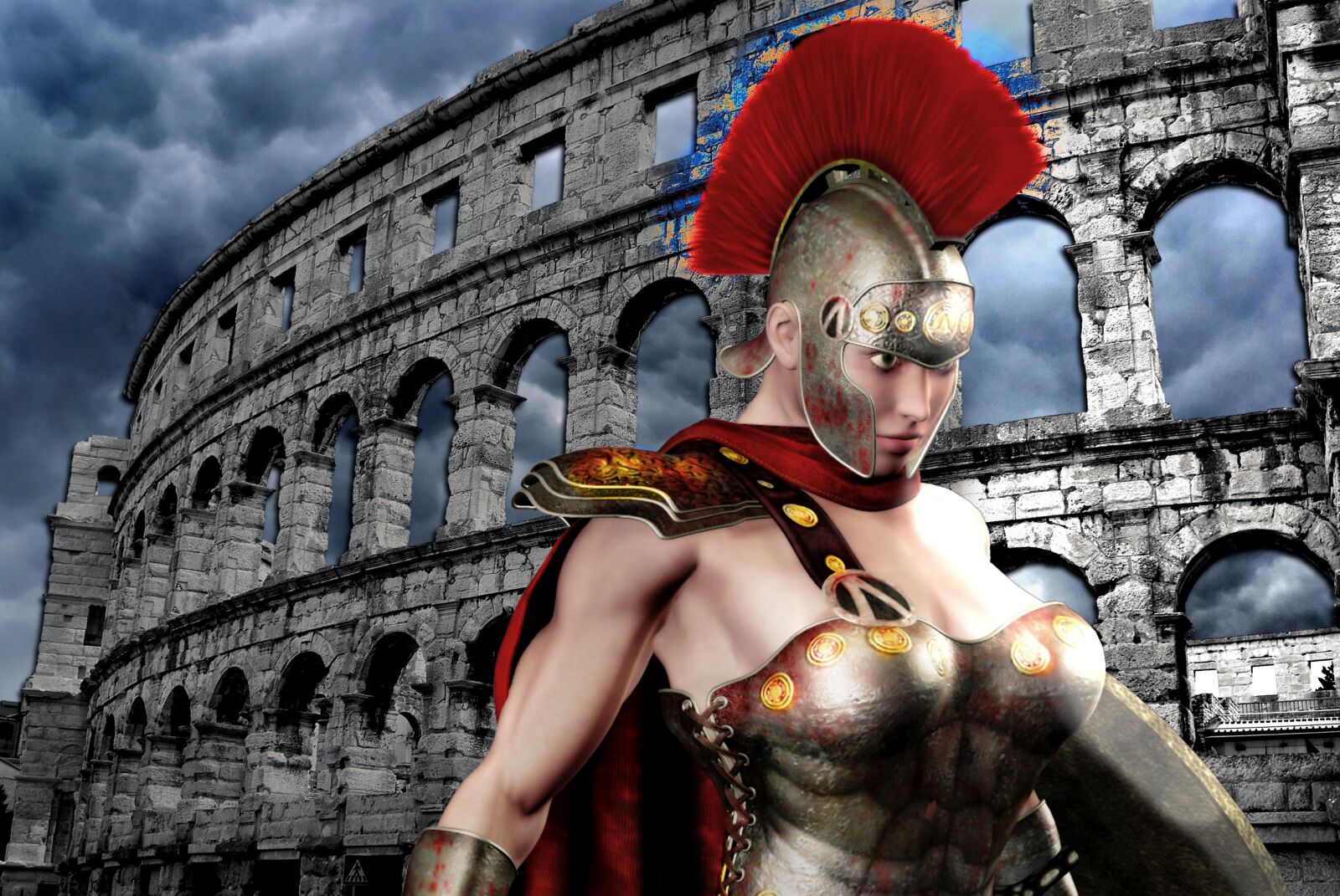 Nikon D40X sample photo. Rome, fighter, colosseum photography