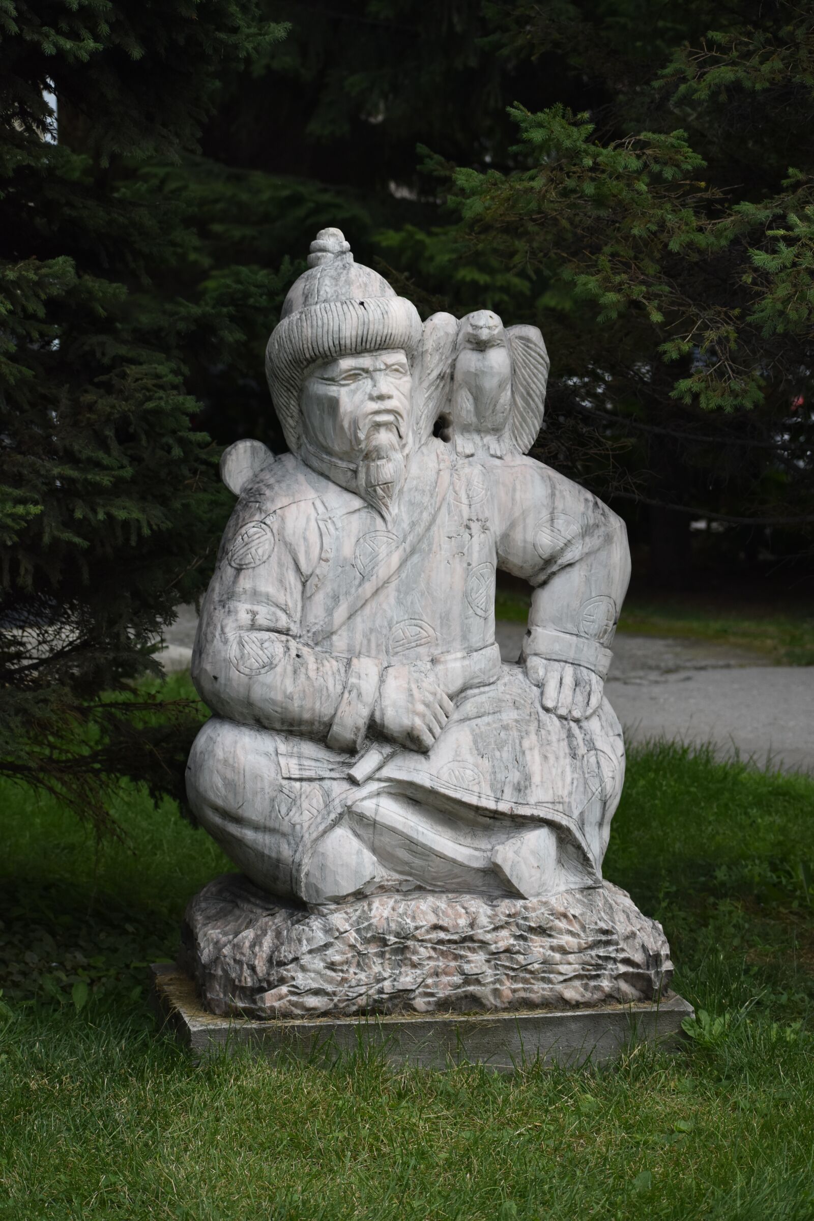 Nikon D3400 sample photo. Sculpture, asian, sitting photography