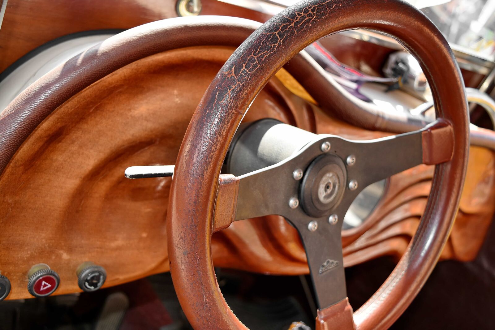 Nikon D5500 sample photo. Nostalgia, steering wheel, car photography
