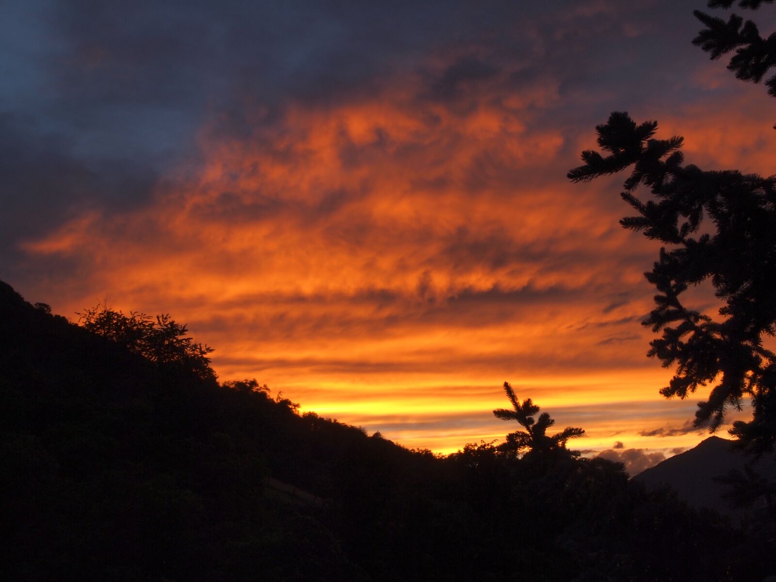 Olympus PEN E-PL1 sample photo. Sunset, sky, clouds photography