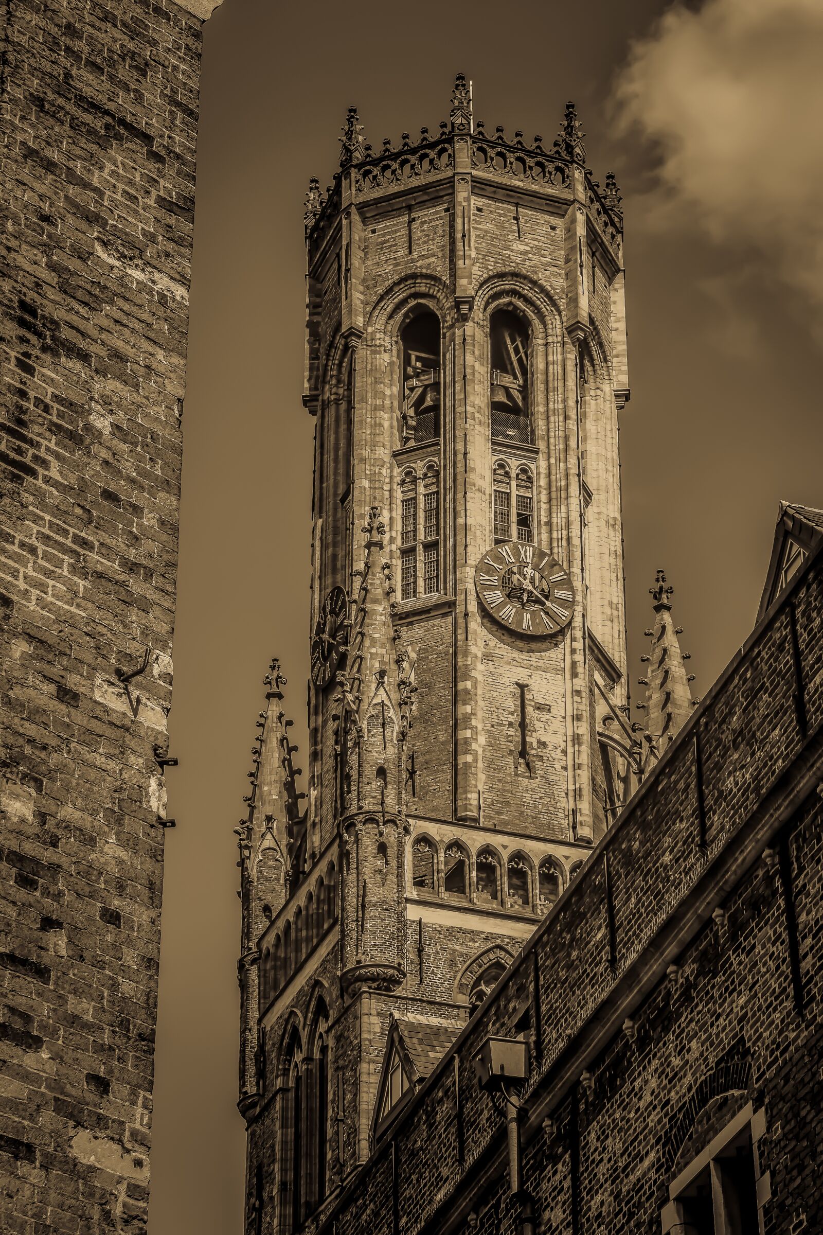 Nikon D3300 sample photo. The belfry of bruges photography