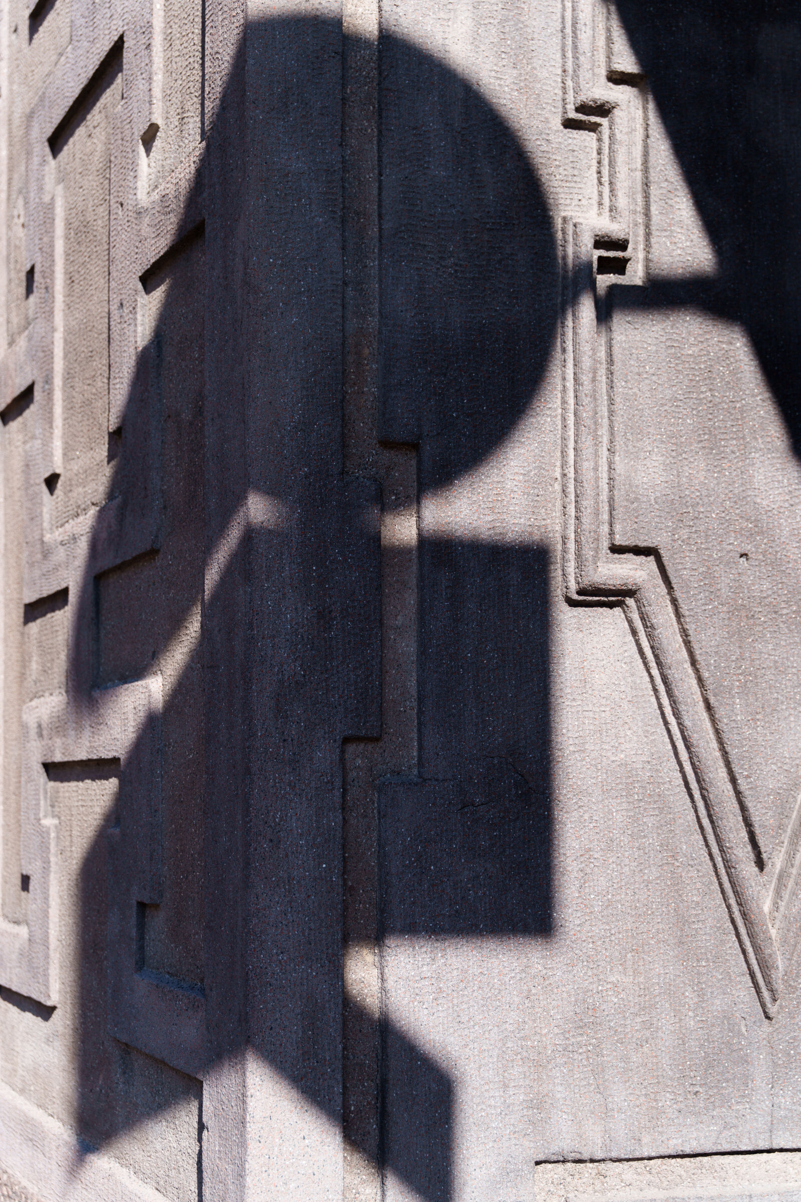 Sony a7R V sample photo. Shadow sign corner photography