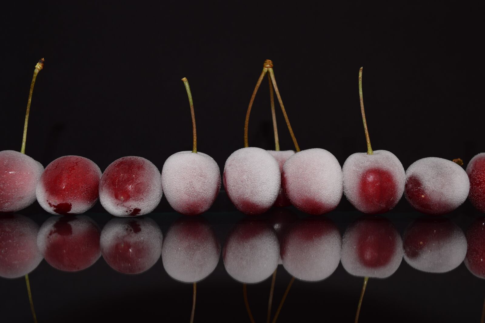 Nikon D3300 sample photo. Cherries, red, close up photography