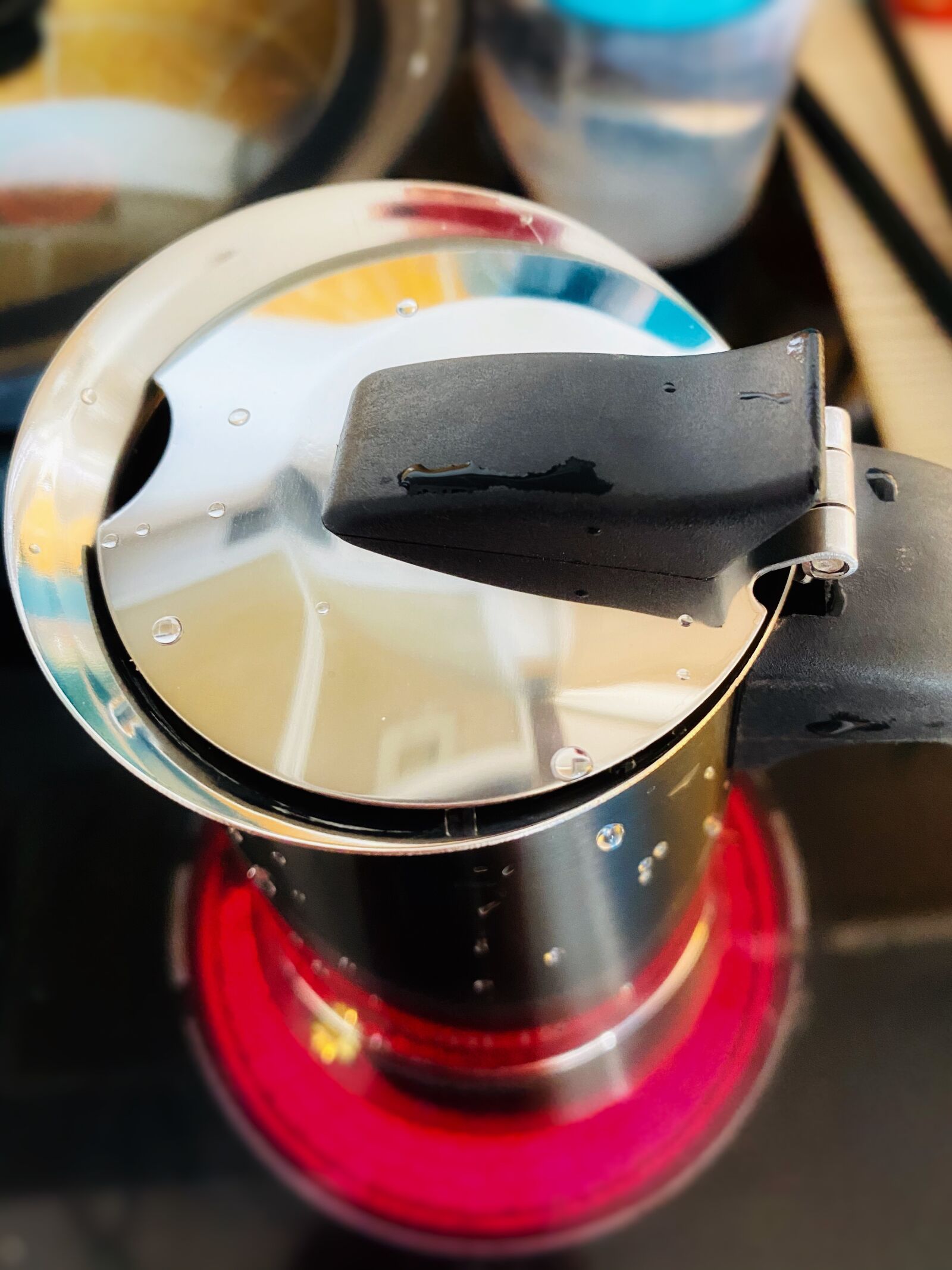 Apple iPhone 11 sample photo. Moka pot, coffee making photography