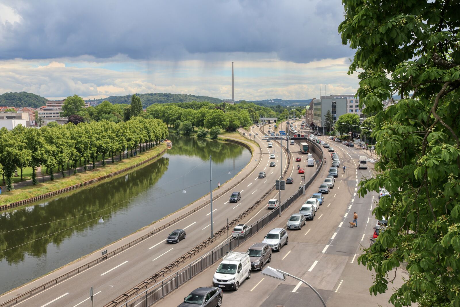 Canon EOS 80D sample photo. Saar, saarbrücken, river photography