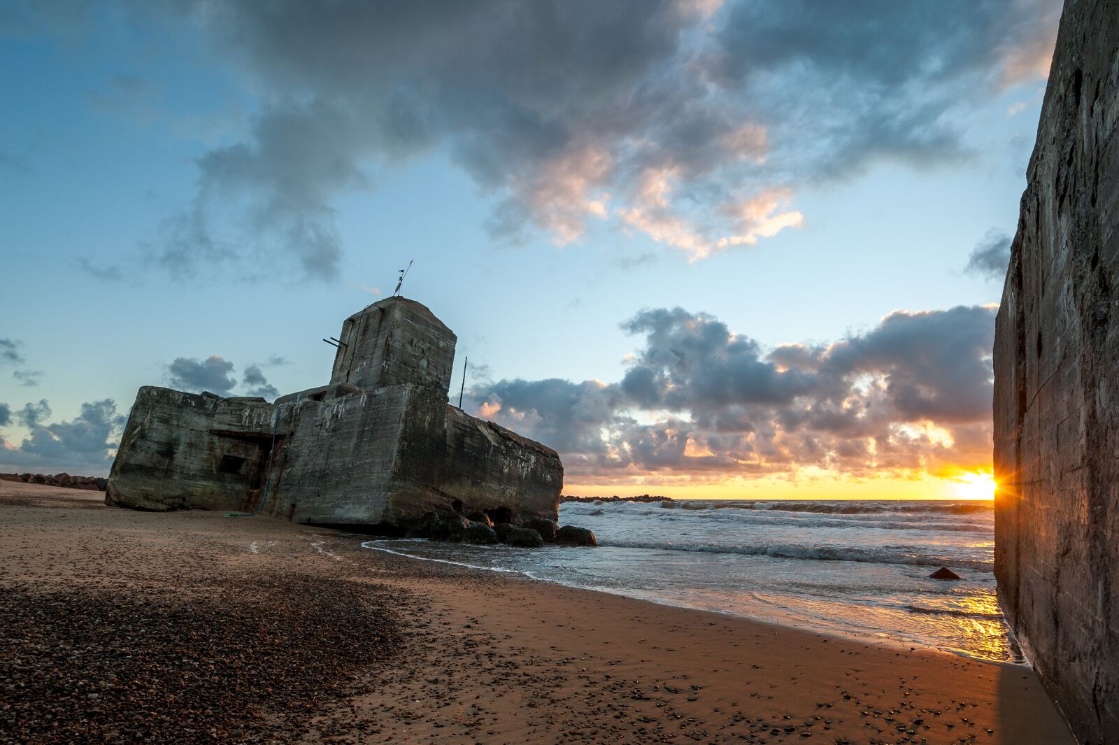 Nikon D700 sample photo. Ww2, bunker, coastal photography
