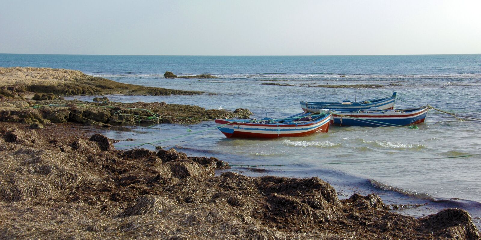 Nikon D70 sample photo. Sea, boat, coast photography