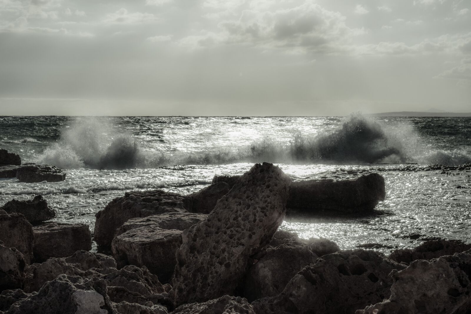 Nikon D3300 sample photo. Wave, crushing, water photography