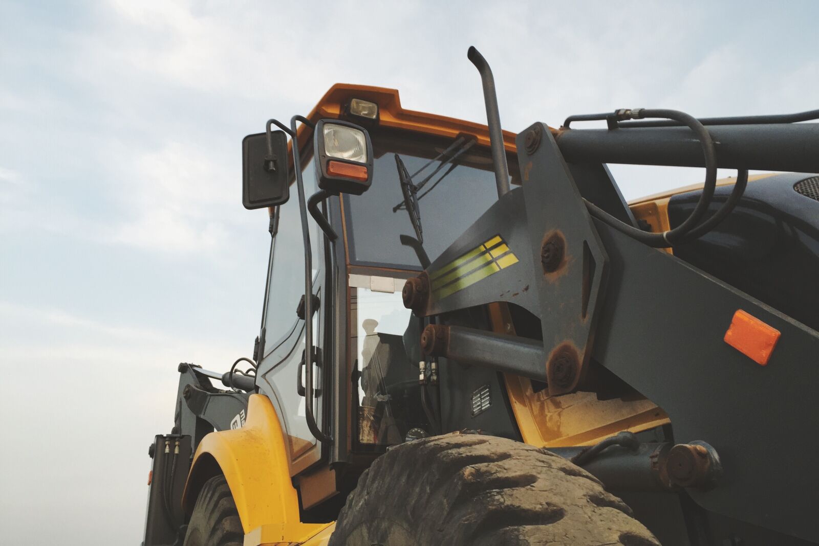 Apple iPhone 6 sample photo. Heavy, equipment, tractor photography