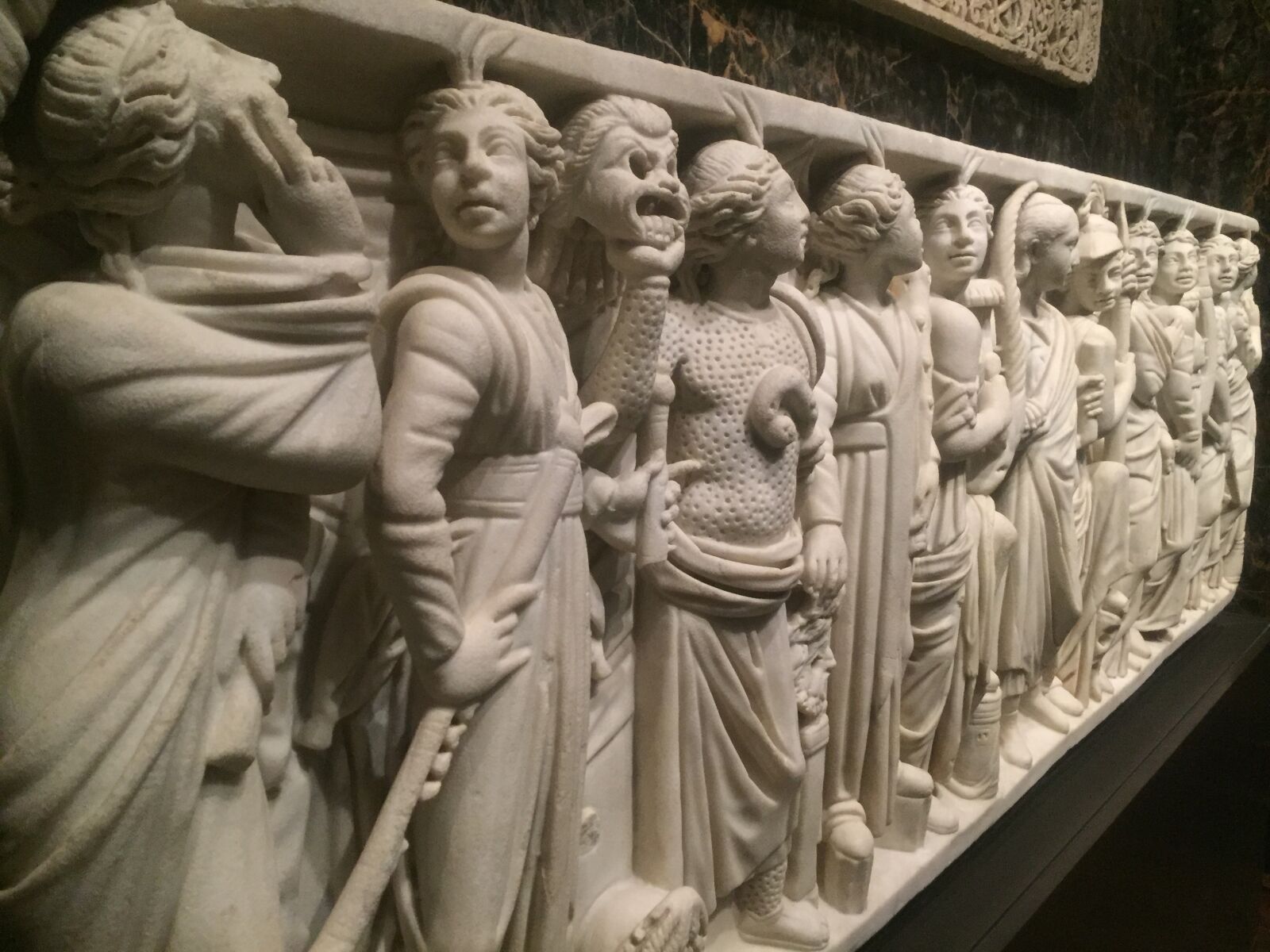 Apple iPhone 6 sample photo. Roman, sarcophagus, ancient photography