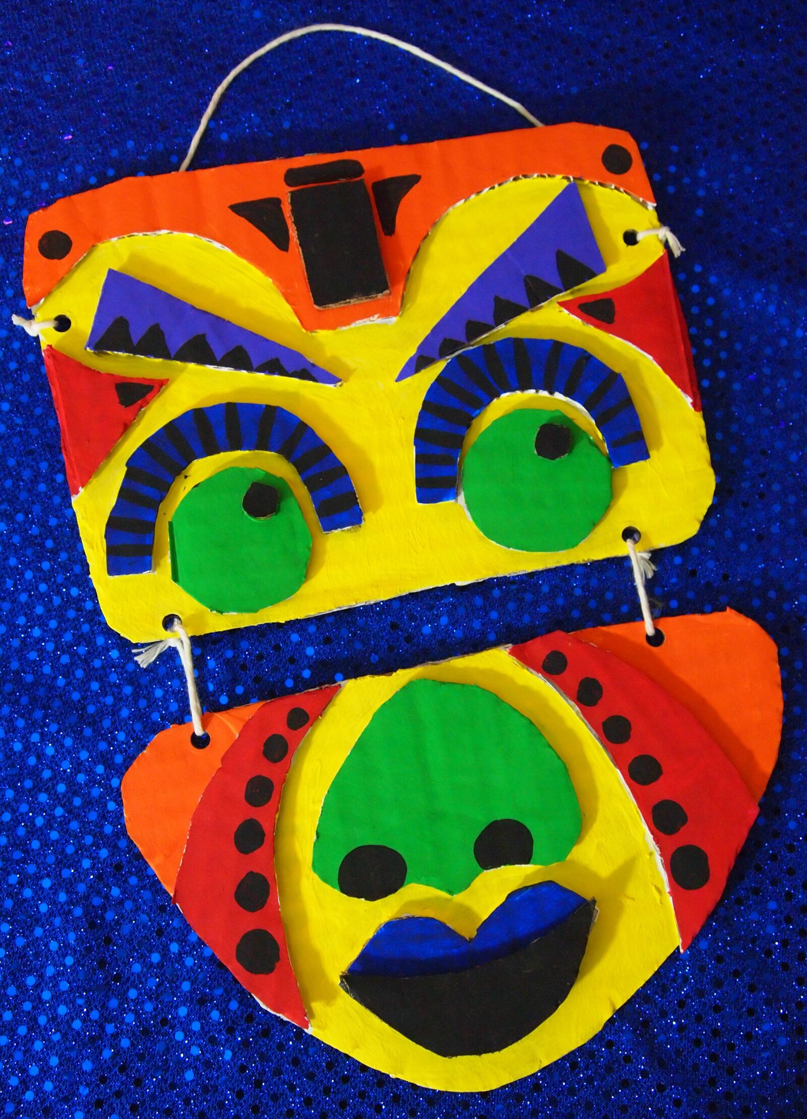 Olympus PEN E-PL1 sample photo. Middle school, crafts, masks photography