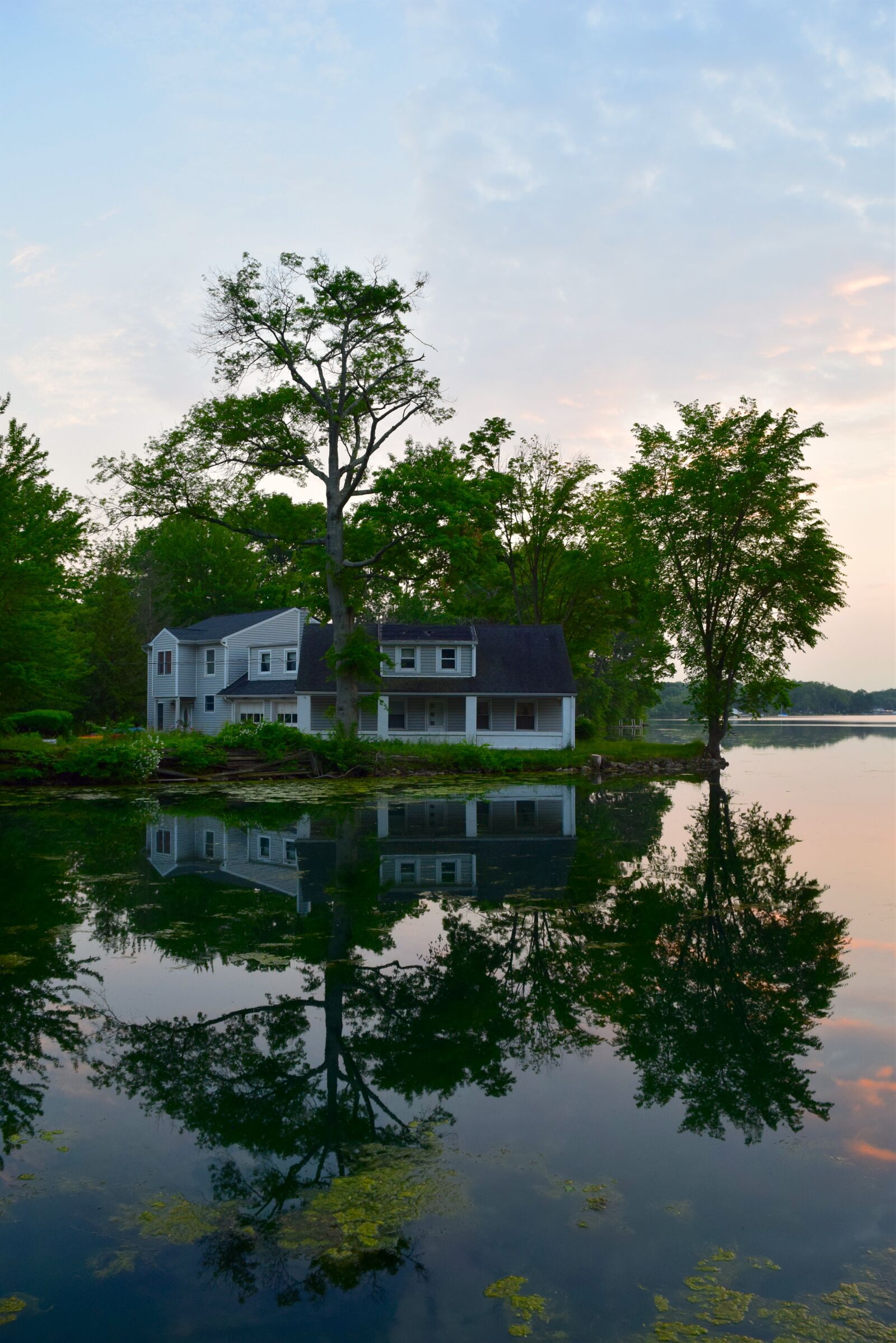 Nikon D3300 sample photo. House, lake, trees photography