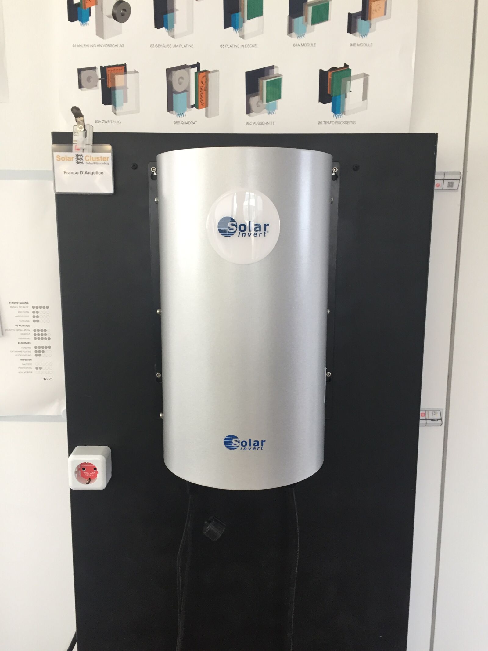 iPhone 6 back camera 4.15mm f/2.2 sample photo. Germany, selv, solar inverter photography