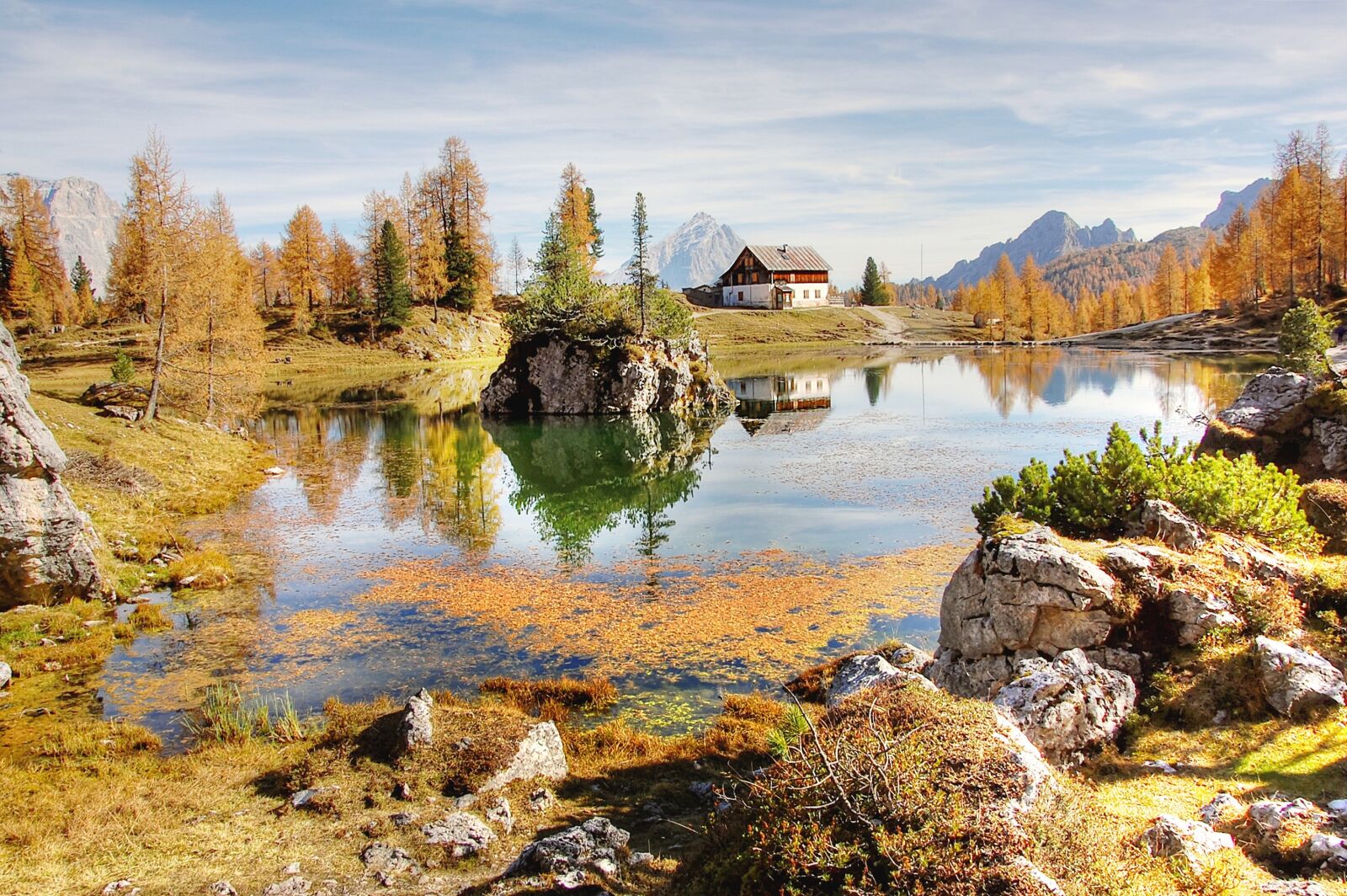 Nikon D40 sample photo. Rifugio palmieri, dolomites, bergsee photography