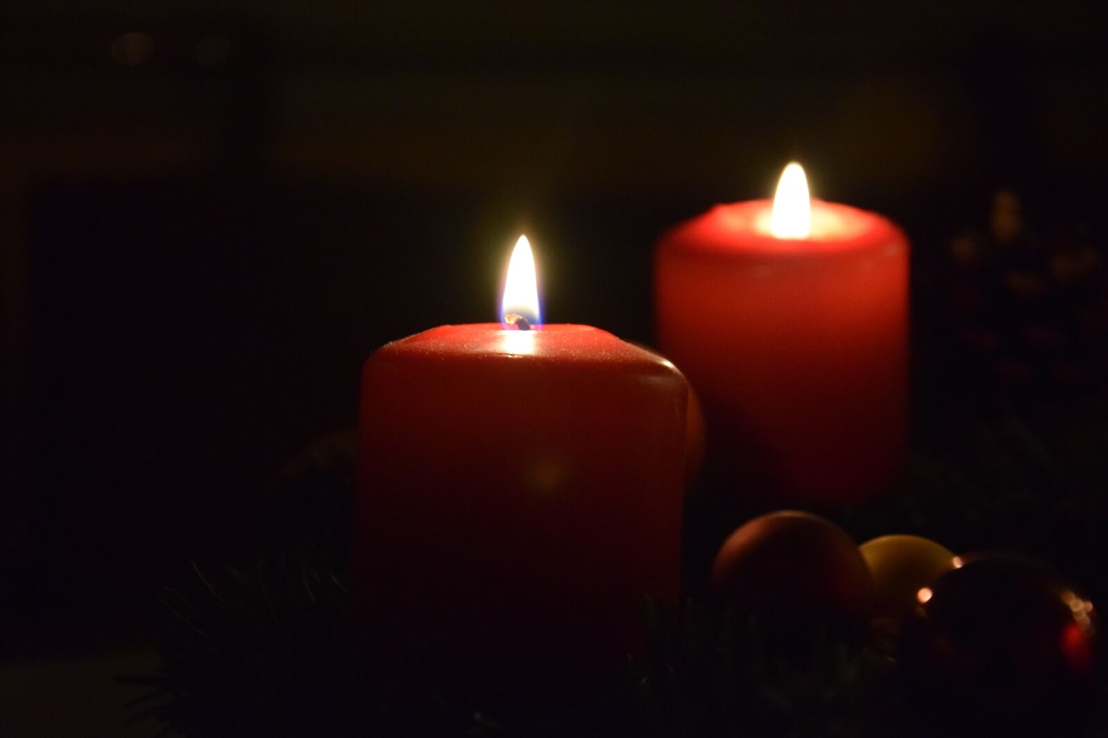 Nikon D5300 sample photo. Advent, christmas, candle photography