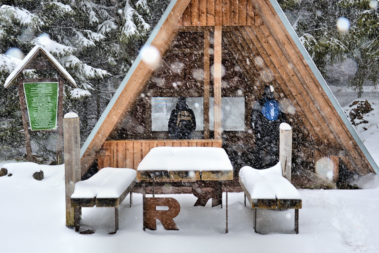 Nikon D3200 sample photo. Rennsteig, hut, mountain hut photography