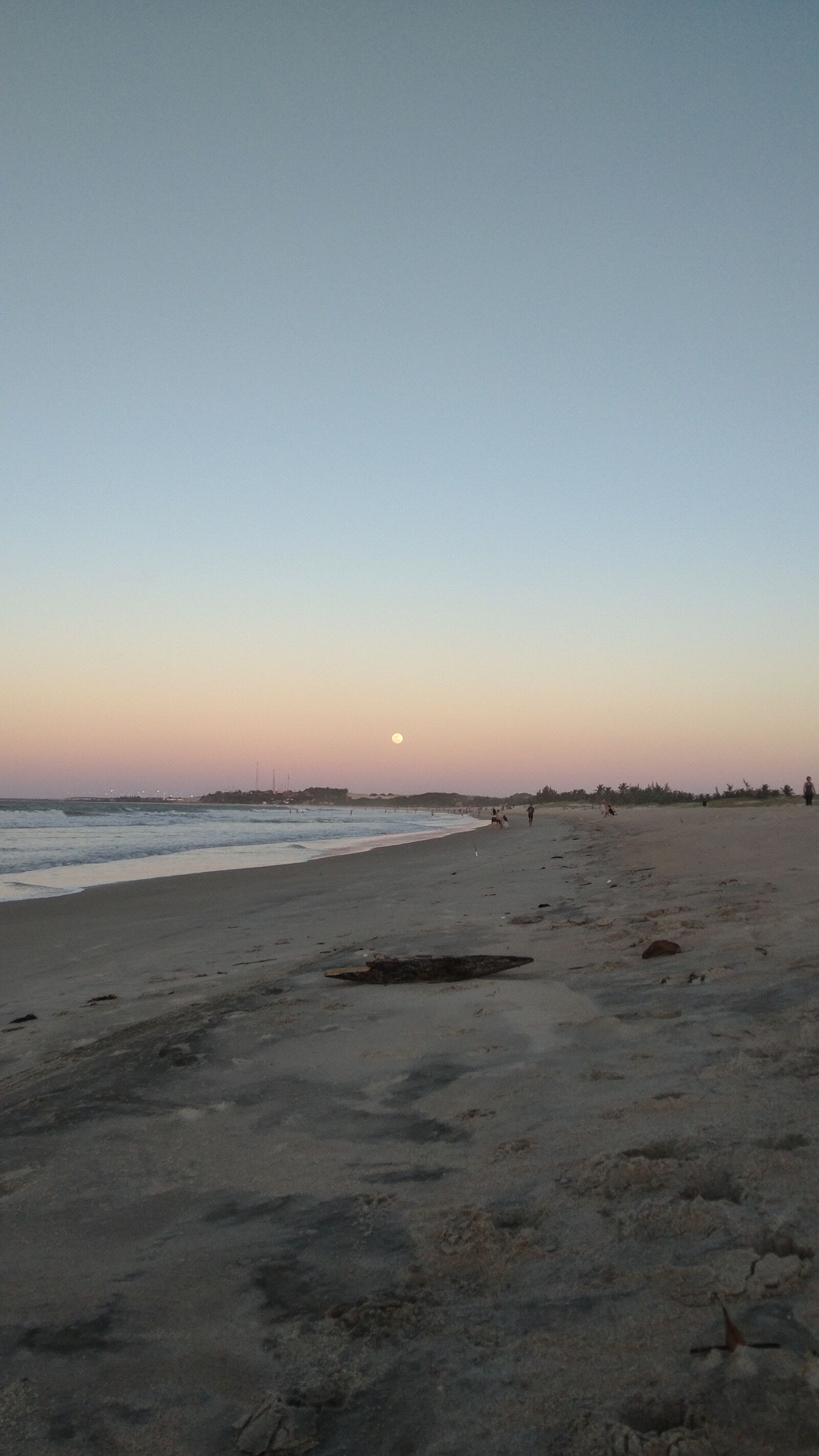 Xiaomi MIX sample photo. Beach, moon, sunset photography