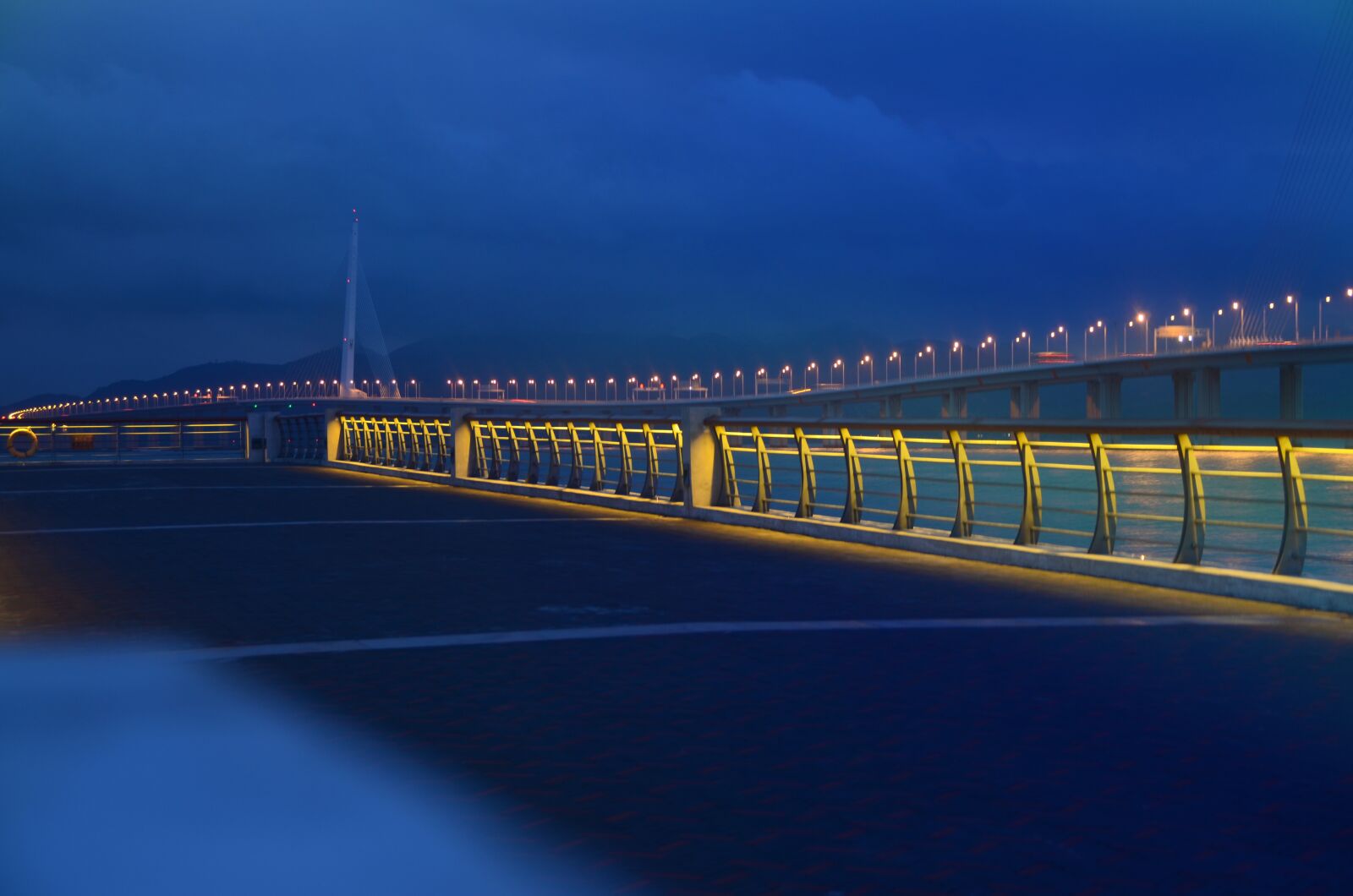Nikon D5100 sample photo. Shenzhen bay, night view photography