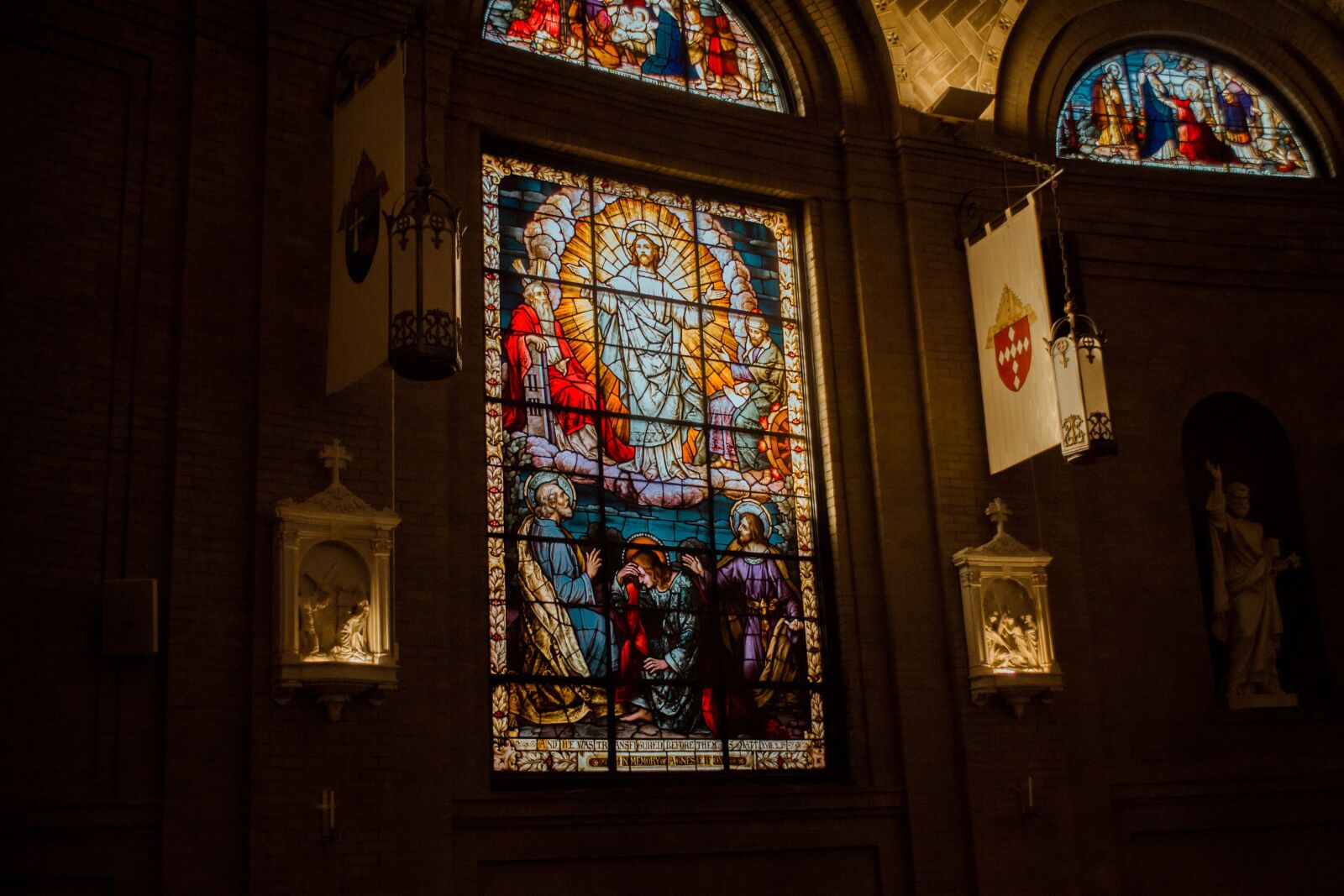 Nikon D3100 sample photo. Stained glass, church window photography