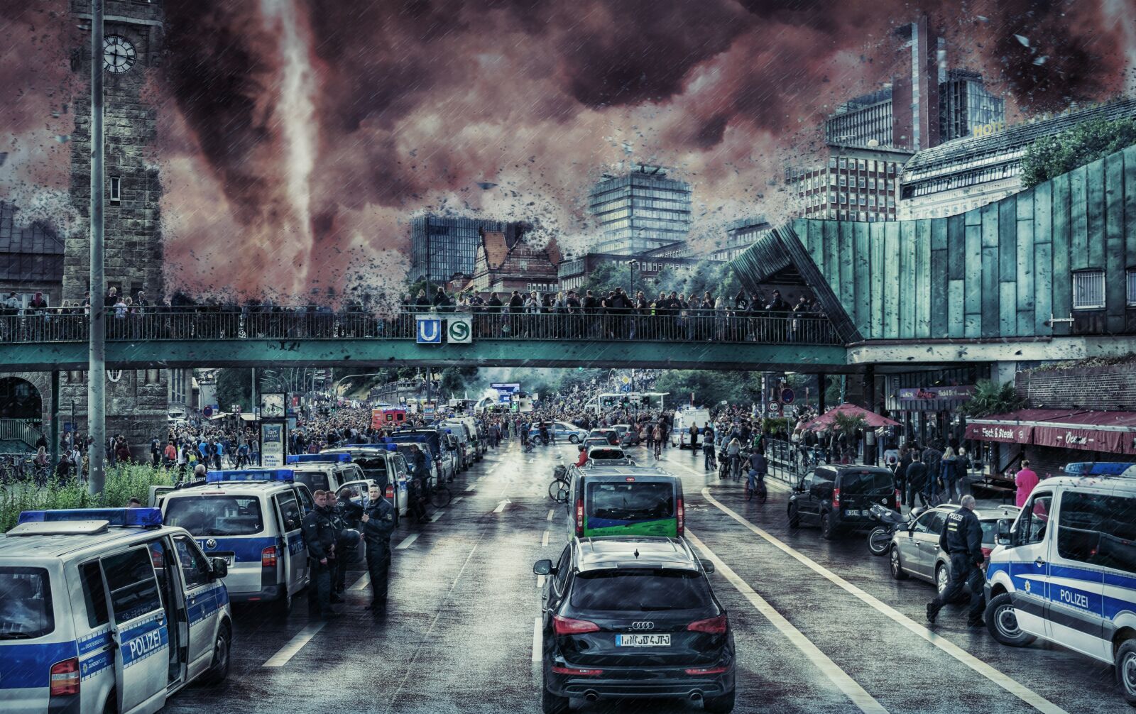 Nikon D3300 sample photo. City, transportation, storm photography