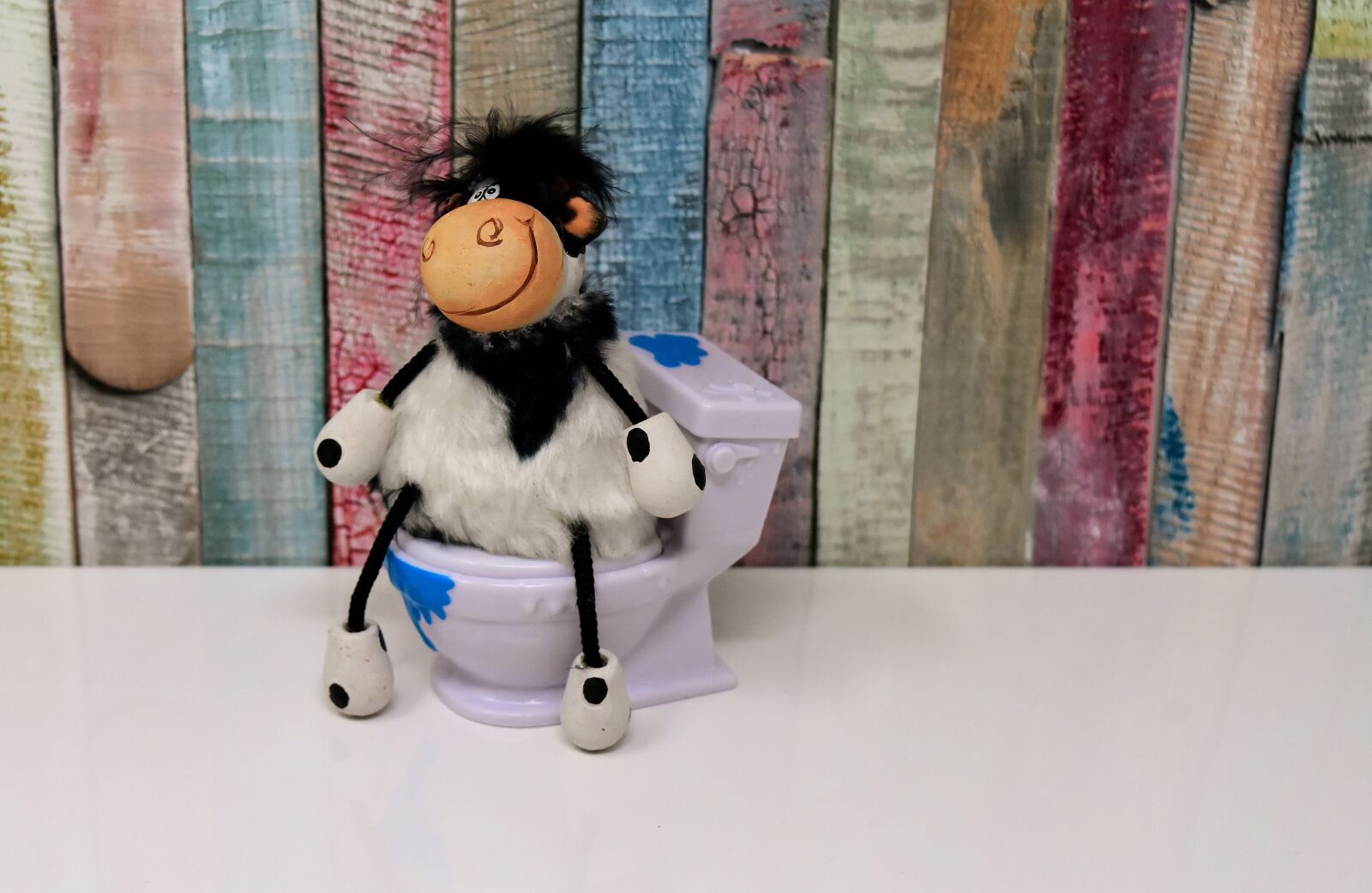 Nikon D7200 sample photo. Toilet, cow, figure photography