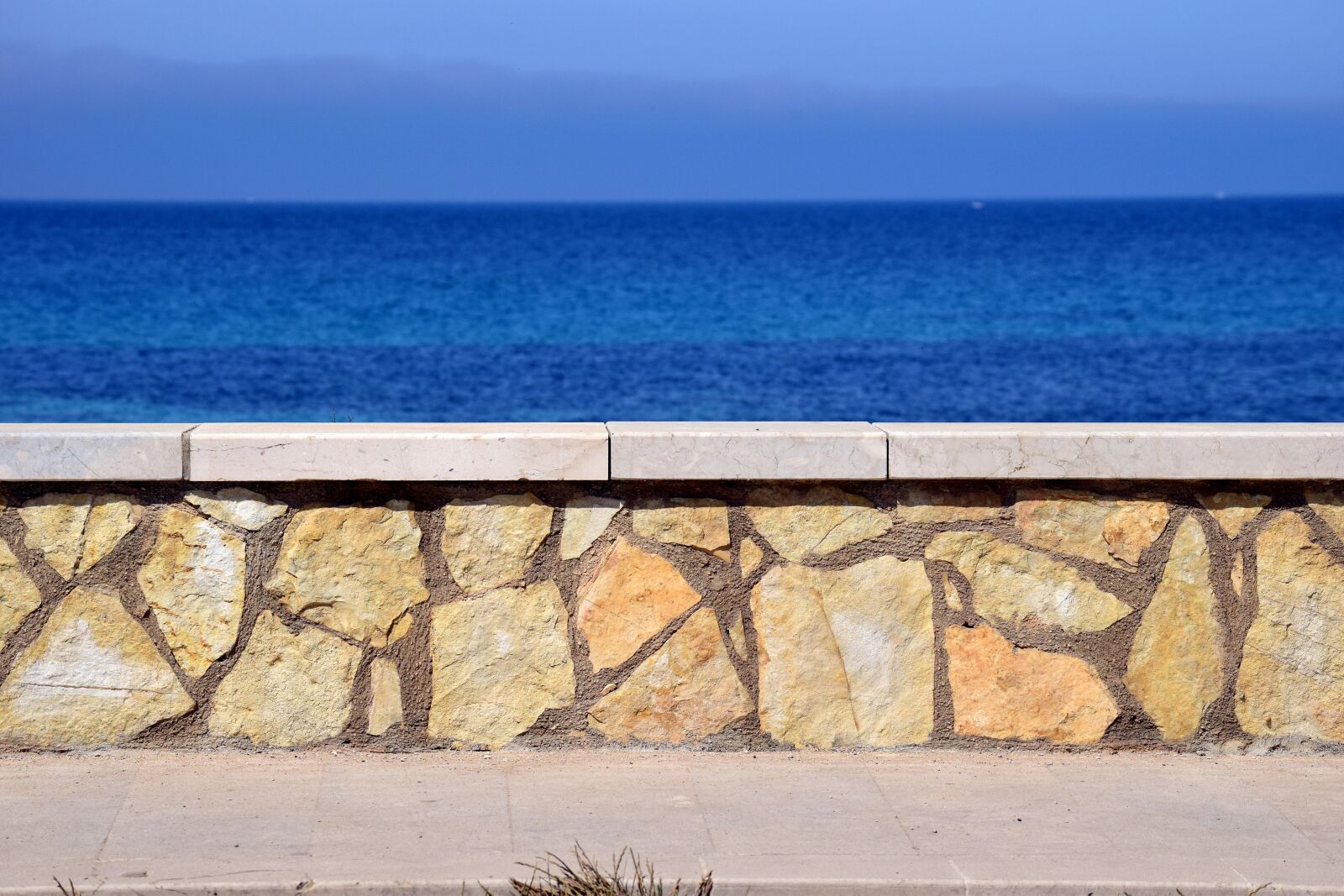 Nikon D3300 sample photo. Wall, sea, sky photography