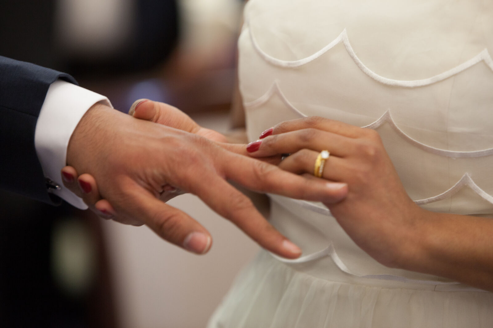 Canon EF 70-200mm F2.8L IS USM sample photo. Rings, wedding photography