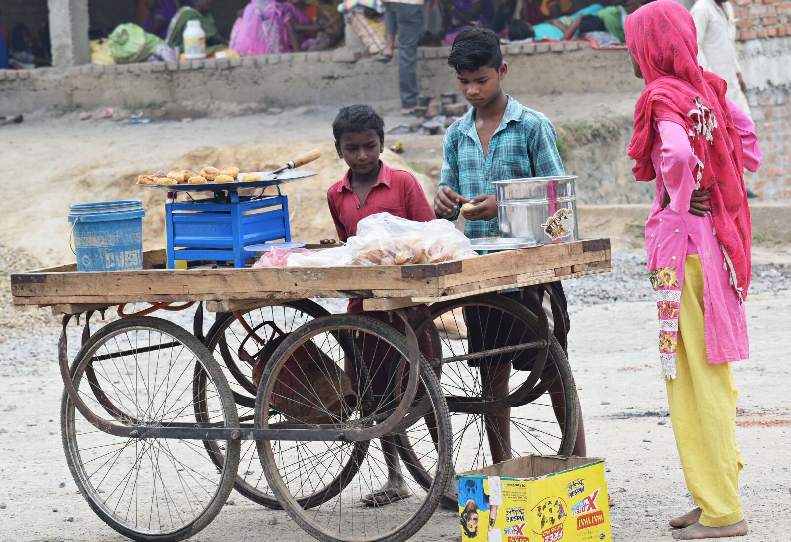 Nikon D3300 sample photo. Street, vendor, market photography