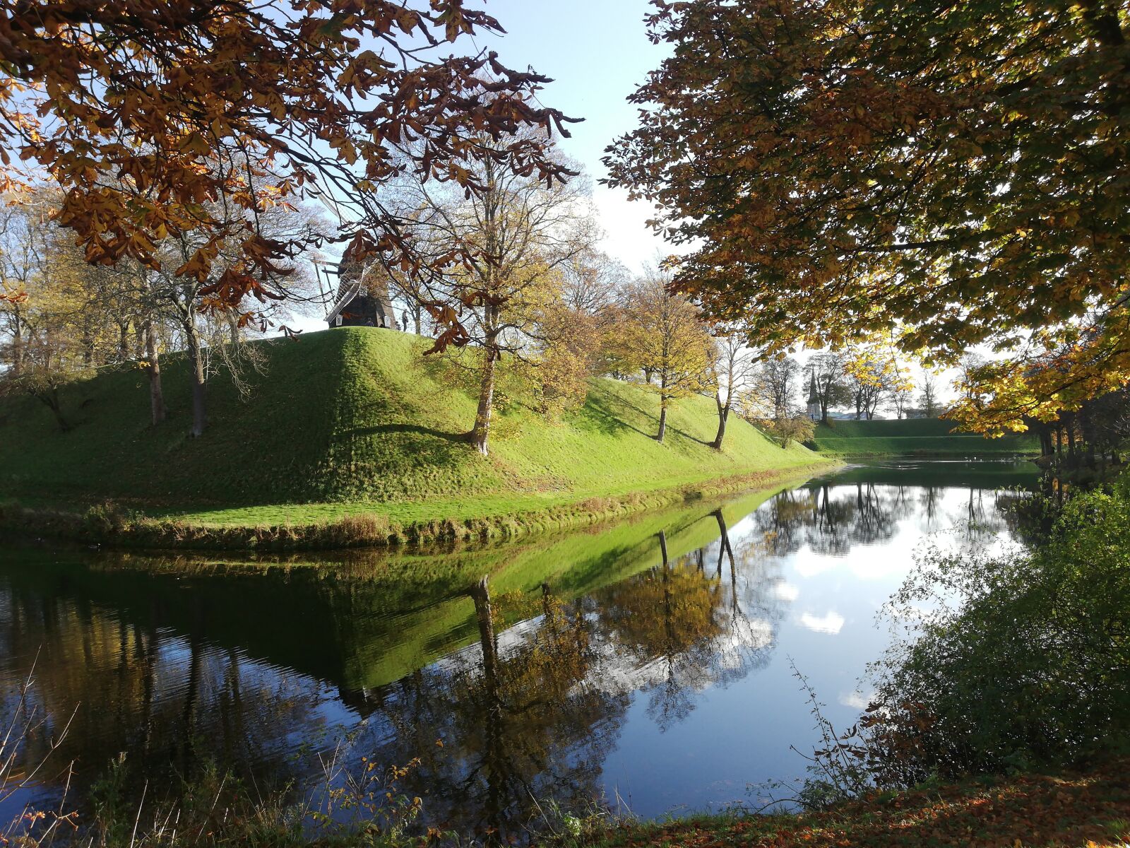 HUAWEI P20 lite sample photo. The citadel, mill, copenhagen photography