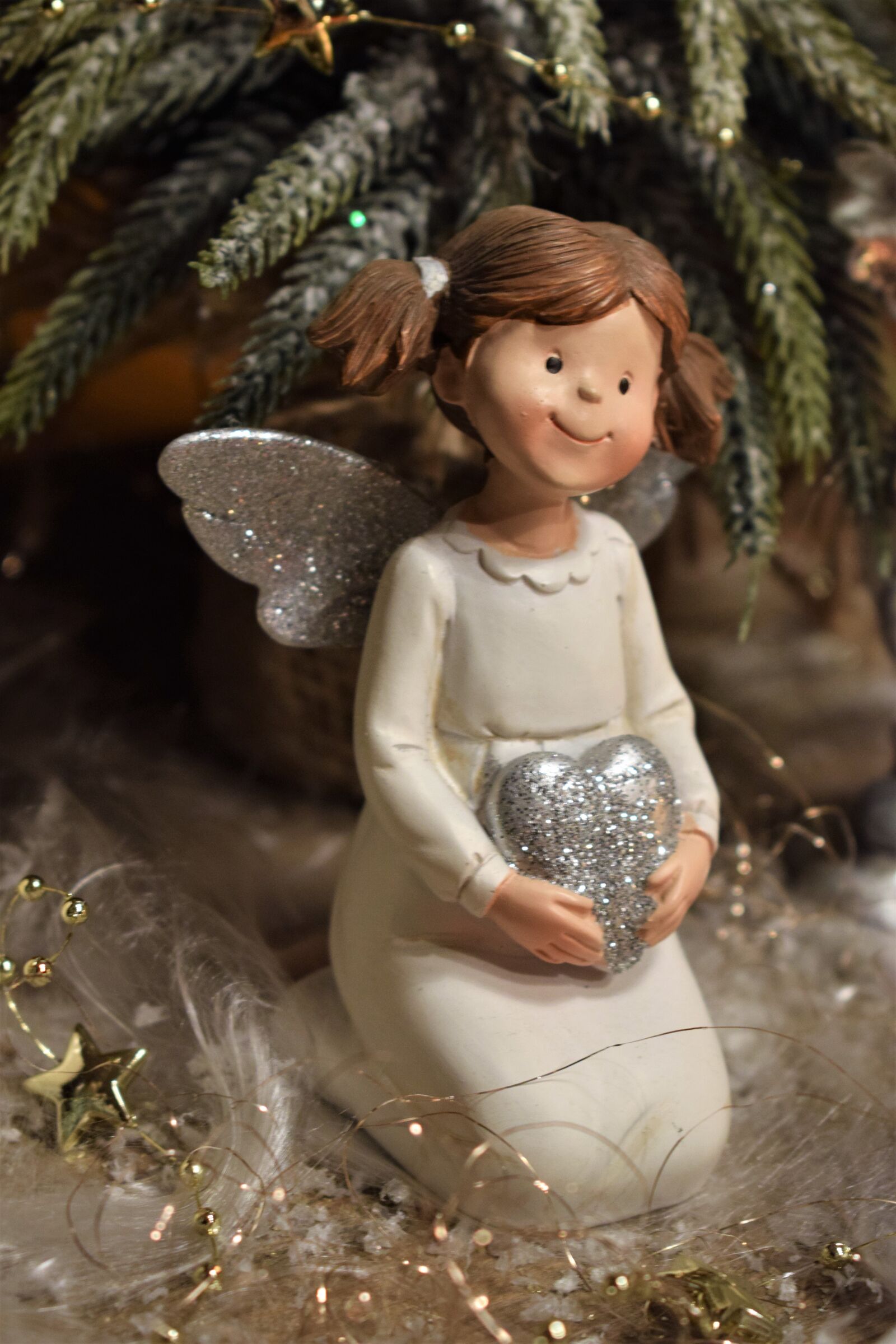 Nikon D3300 sample photo. Christmas, angel, christmas time photography