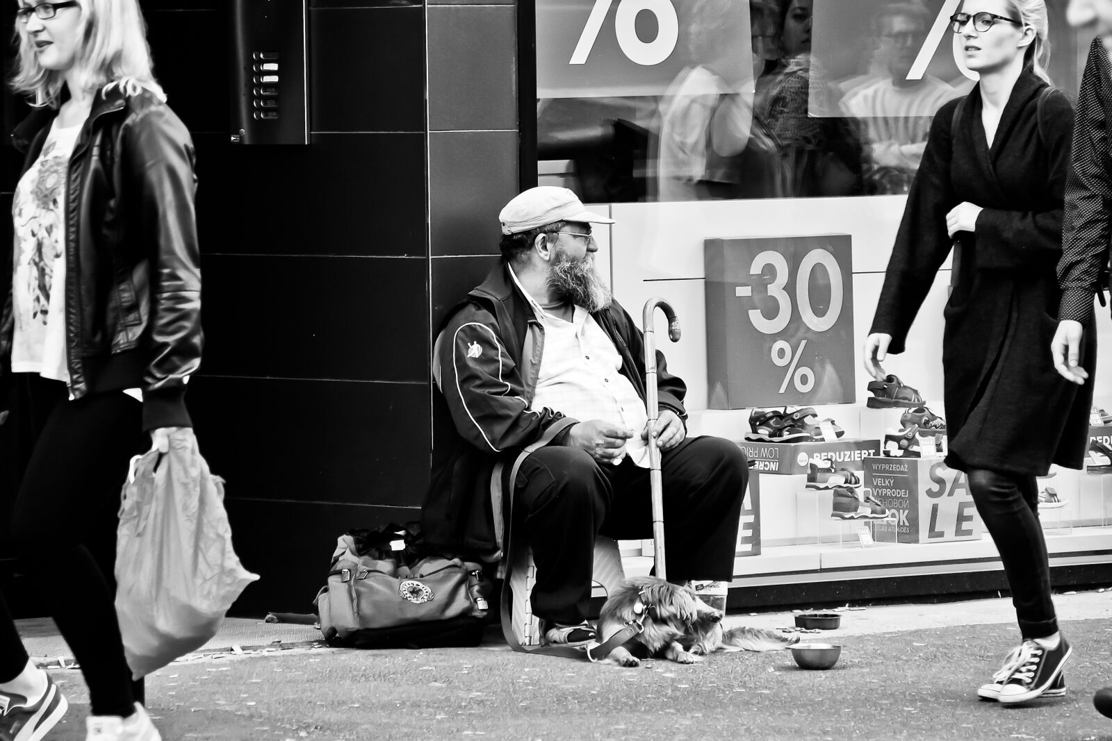 Olympus OM-D E-M10 sample photo. Human, road, man photography