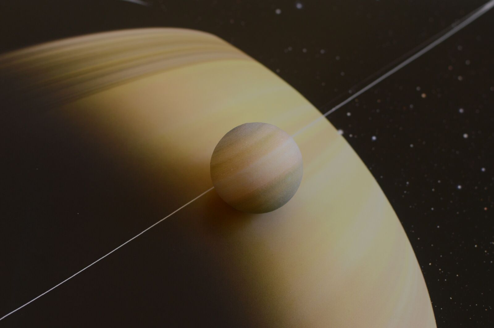 Nikon D3200 sample photo. Planet, model, saturn photography