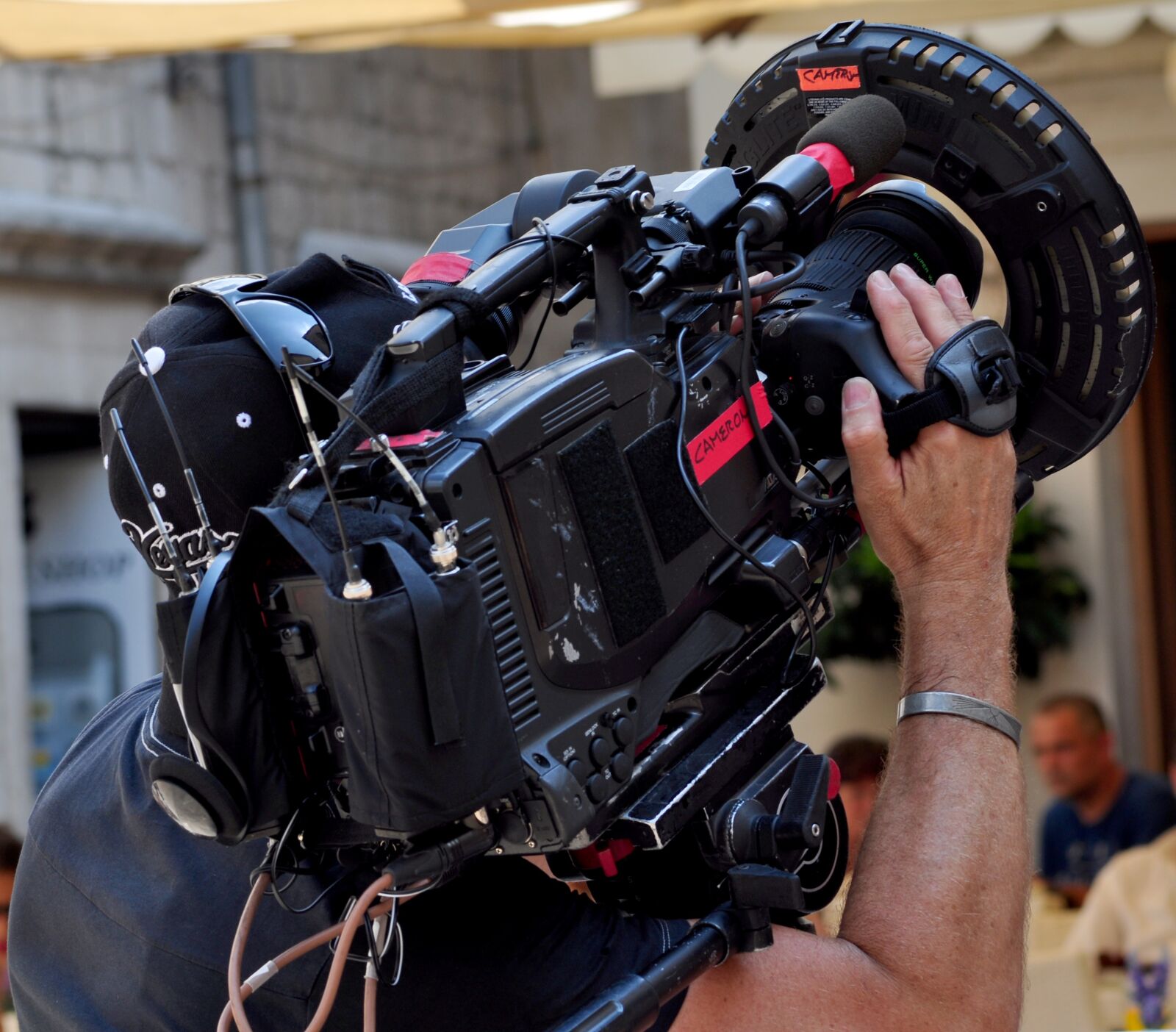 Nikon D90 sample photo. Camera, cinematographer, recording photography