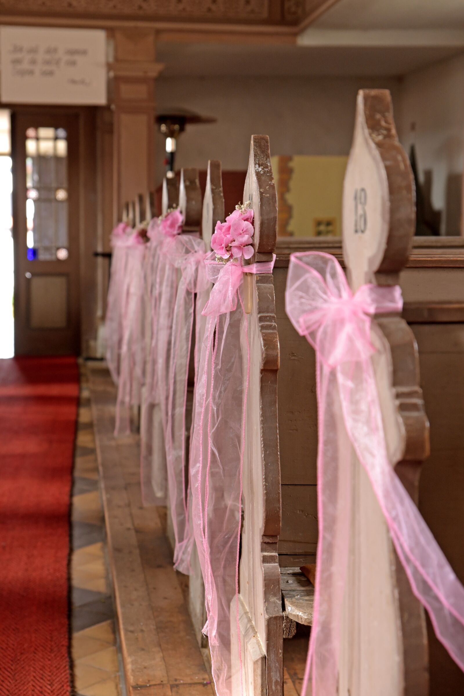 Nikon D750 sample photo. Church, floral, pink photography