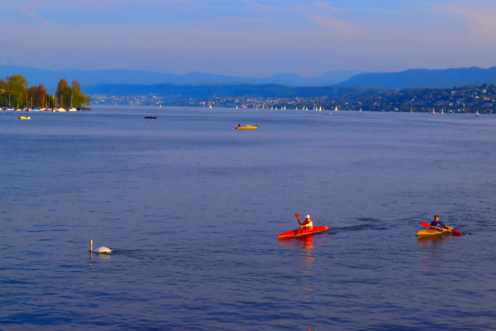Nikon D3300 sample photo. Animals, lake, landscape, men photography