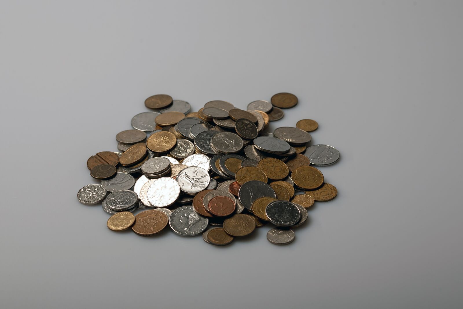 Canon EOS 5D sample photo. Coins, money, currency photography