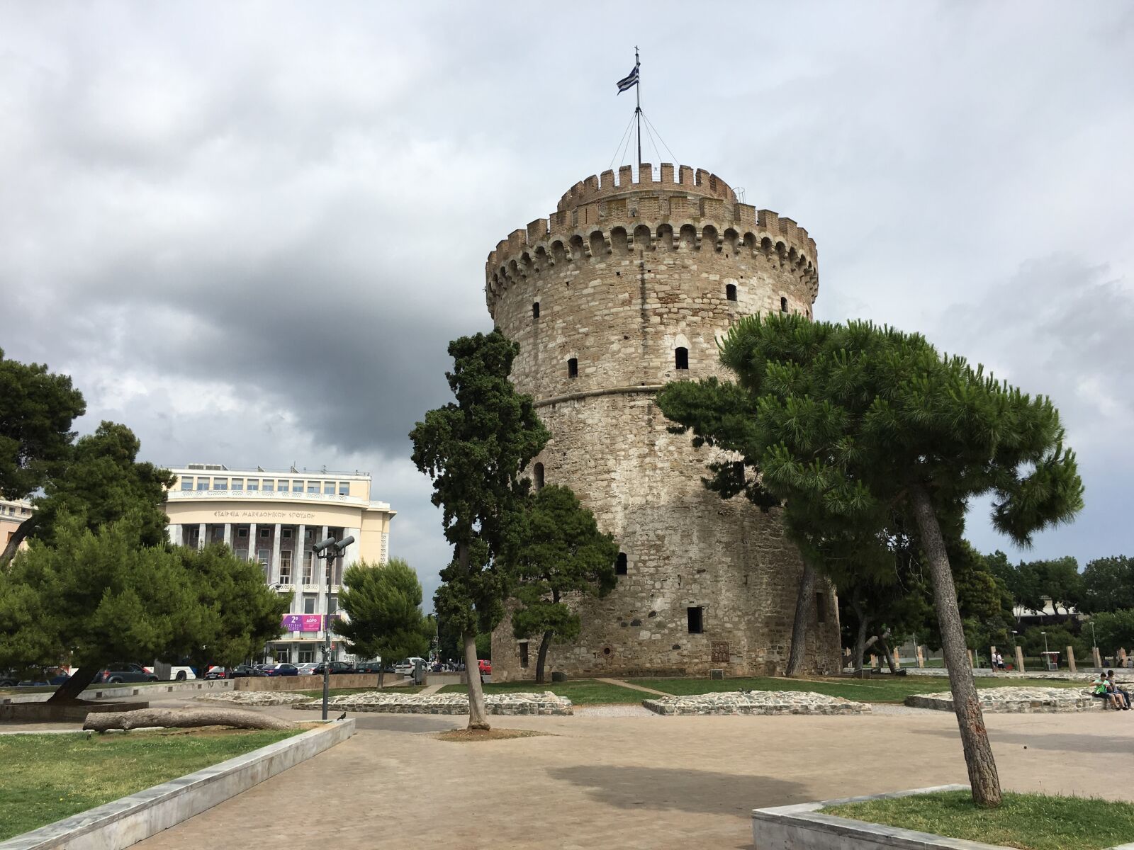 Apple iPhone 6s sample photo. Greece, white tower, greek photography