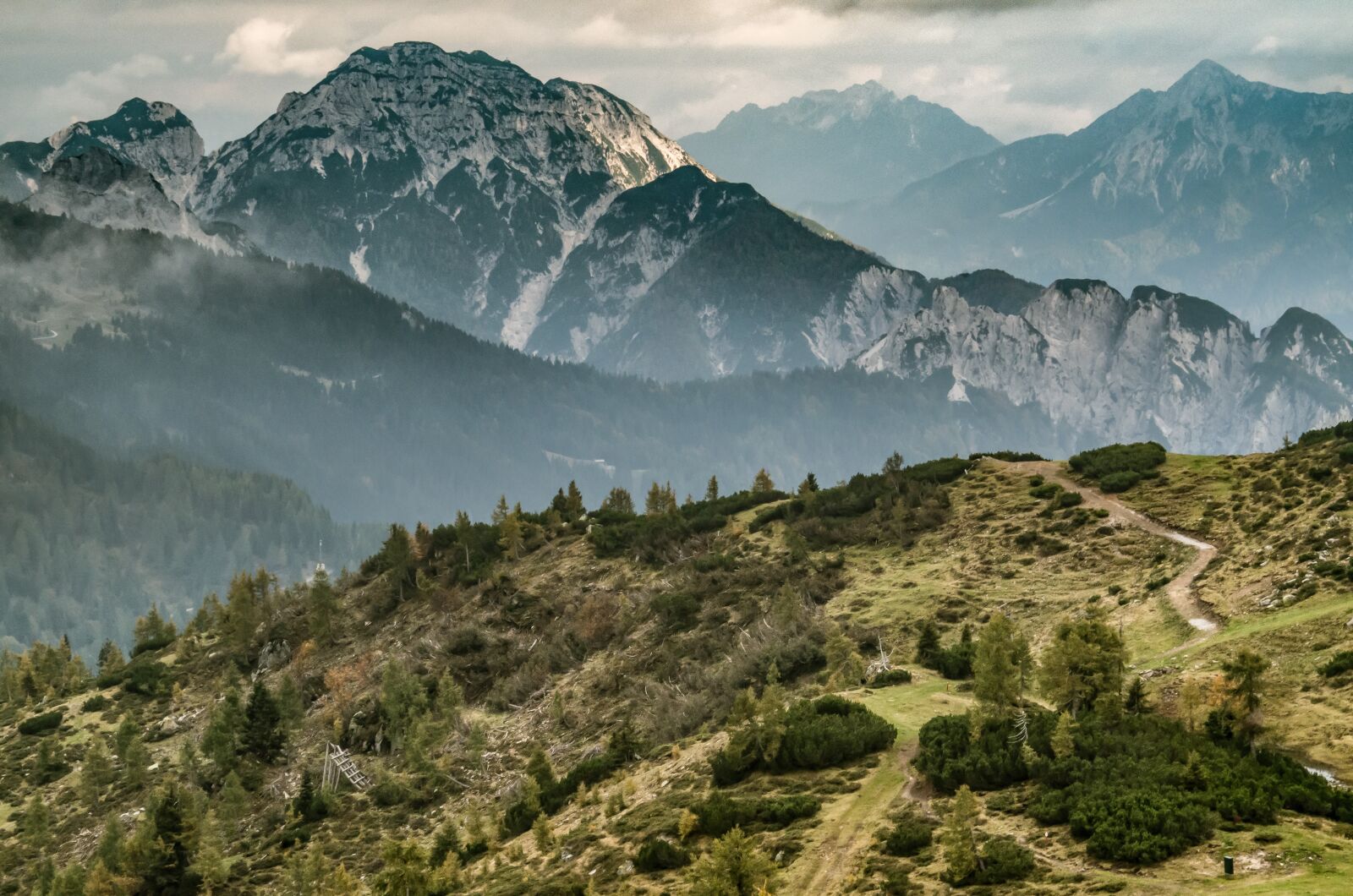 A Series Lens sample photo. Mountains, the alps, the photography