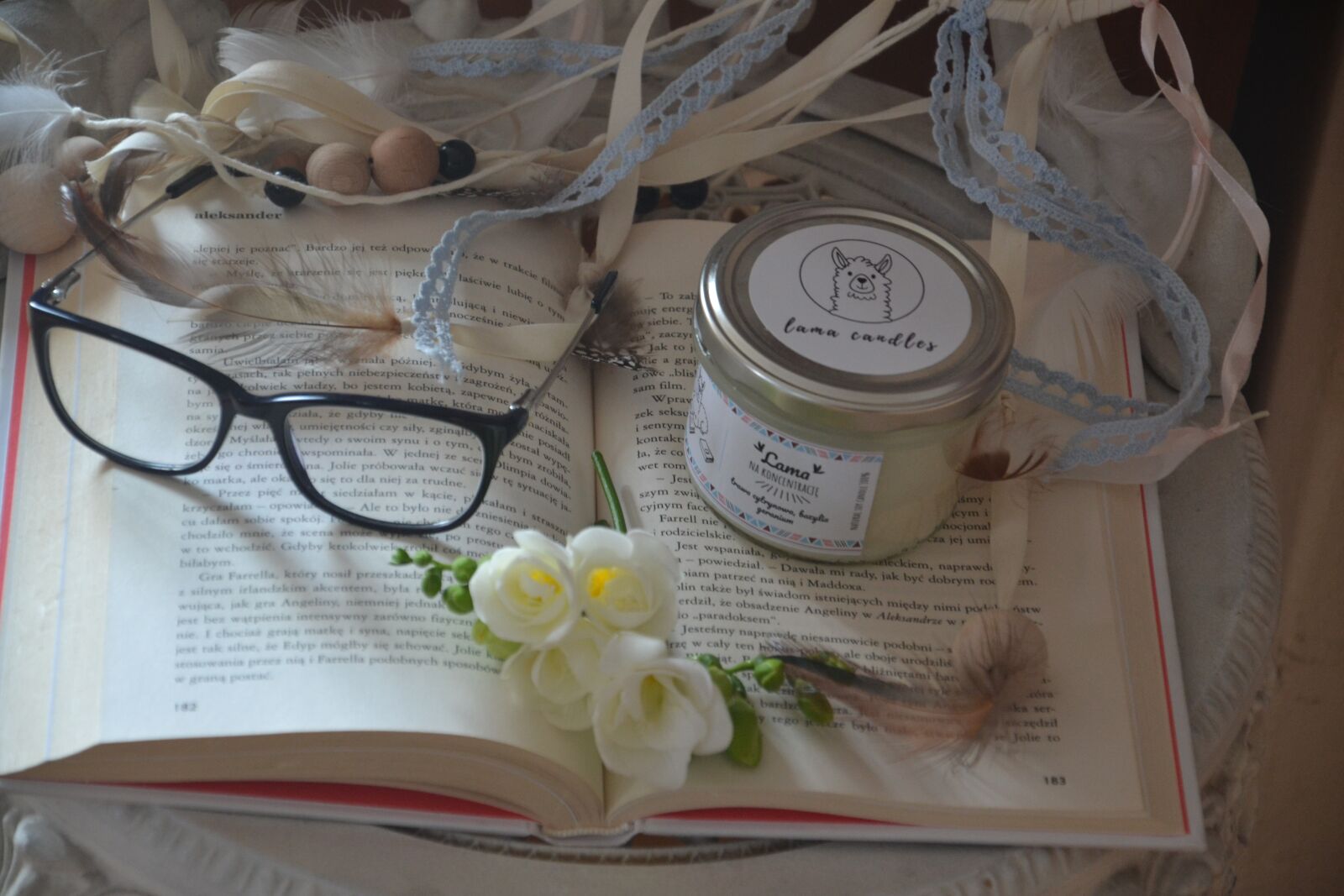 Nikon D3100 sample photo. Candles, flowers, boho photography