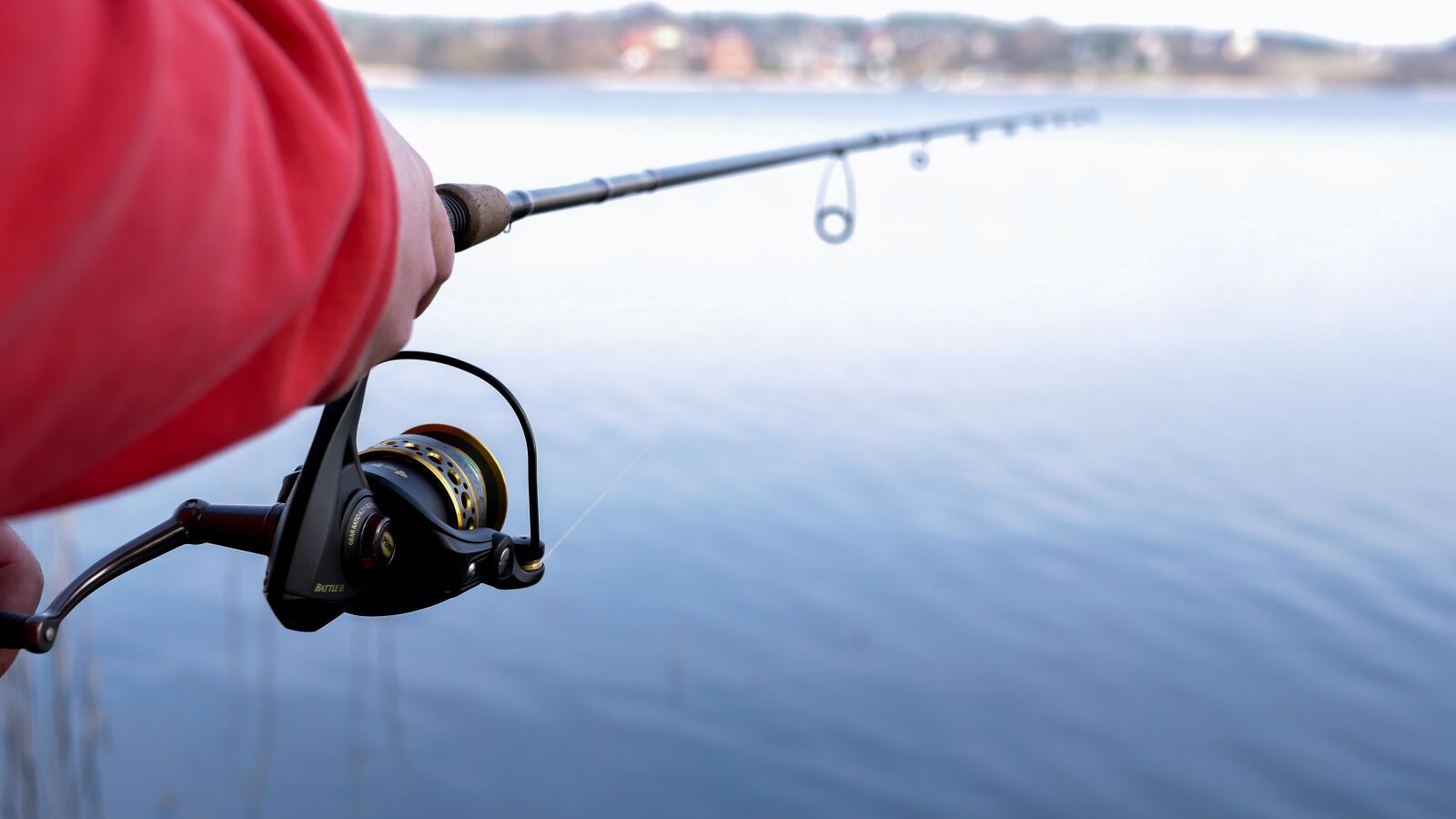 Panasonic Lumix DMC-GH4 + LUMIX G 25/F1.7 sample photo. Lake, fishing, rod photography
