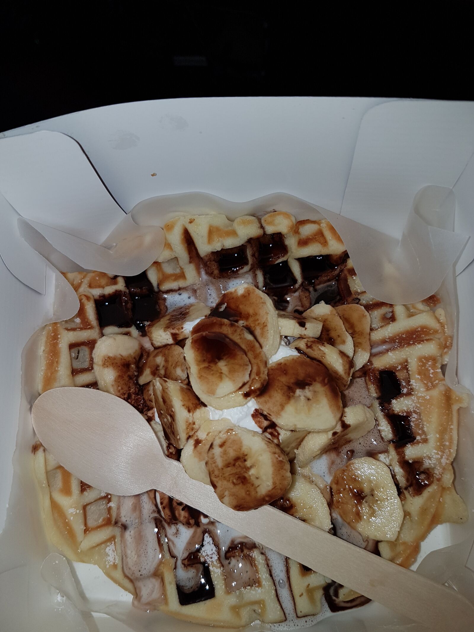 Samsung Galaxy S7 sample photo. Banana pancake, sweet tooth photography